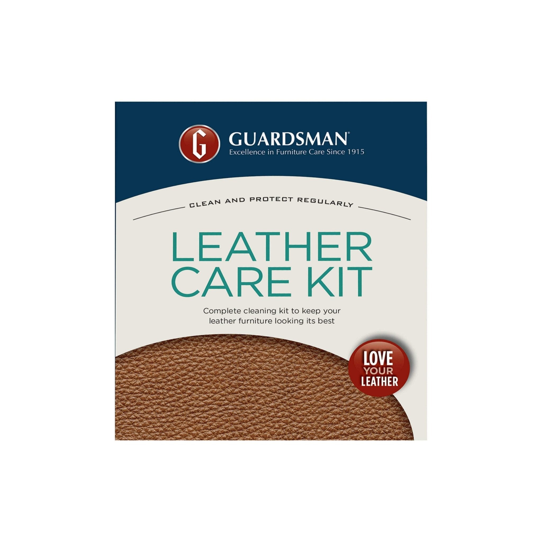 Guardsman Leather Care Kit | 3-in-1 Cleaner, Conditioner & Ink Remover -