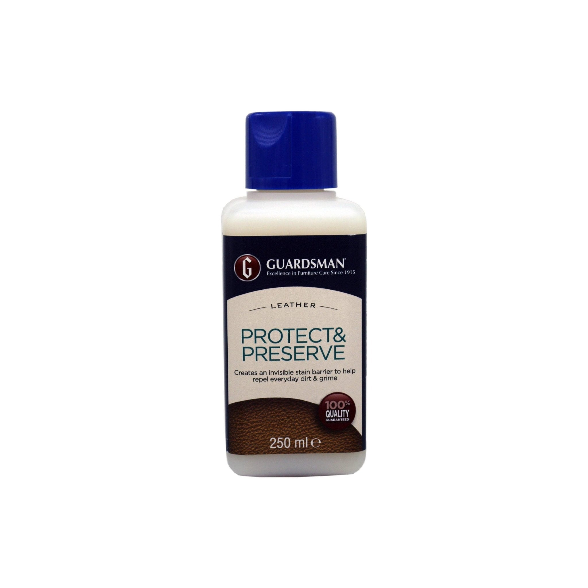 Guardsman Leather Protect & Preserve Bottle | Invisible Stain Barrier & Conditioner -