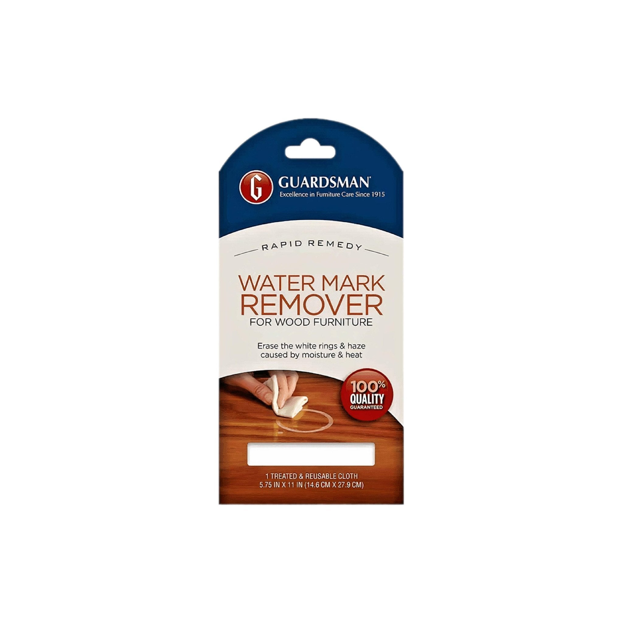 Guardsman Wood Ring & Mark Remover | Reusable Cloth for Heat & Water Marks -