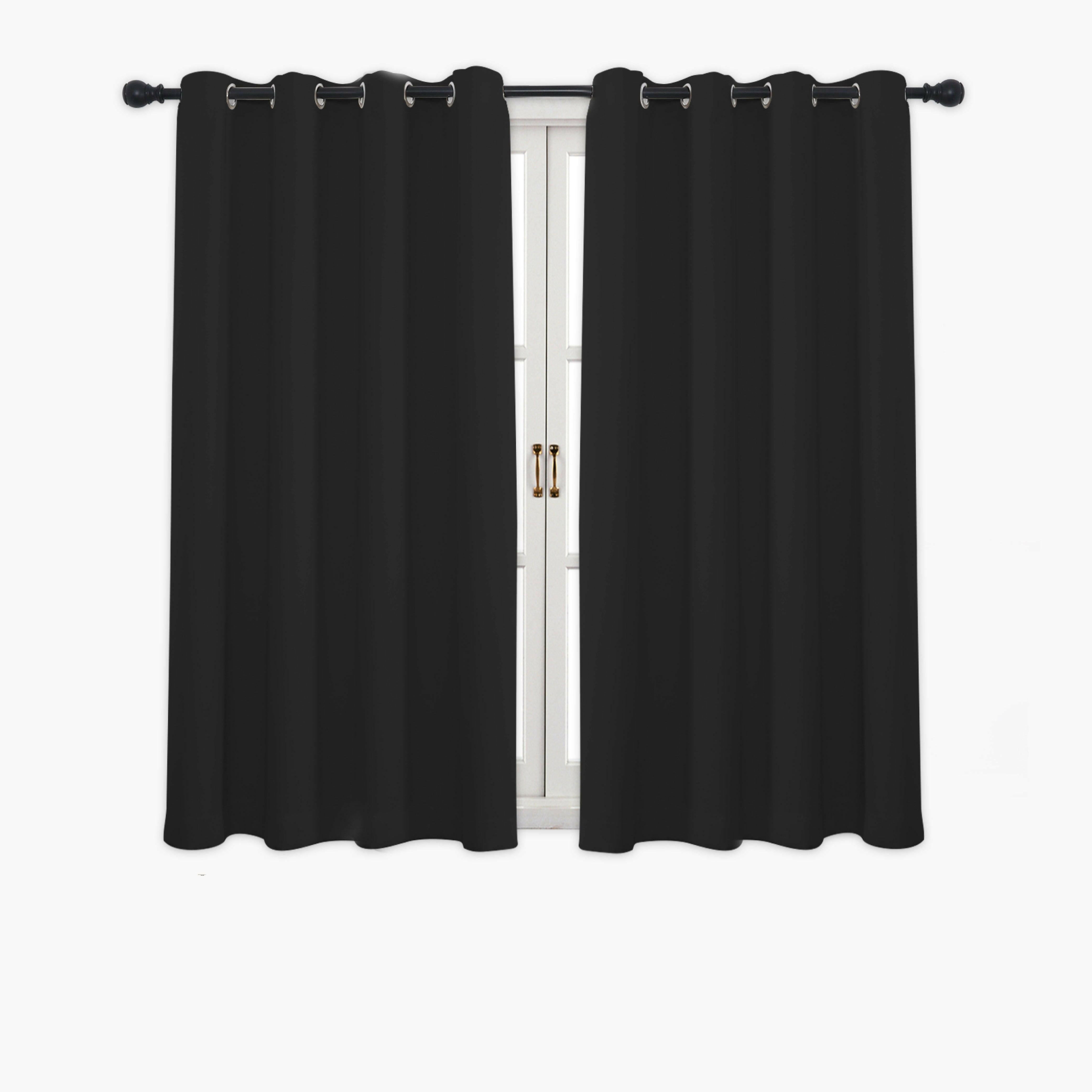 Hyper Cover 3-Layers Blockout Curtains Black | Window Curtains | Brilliant Home Living