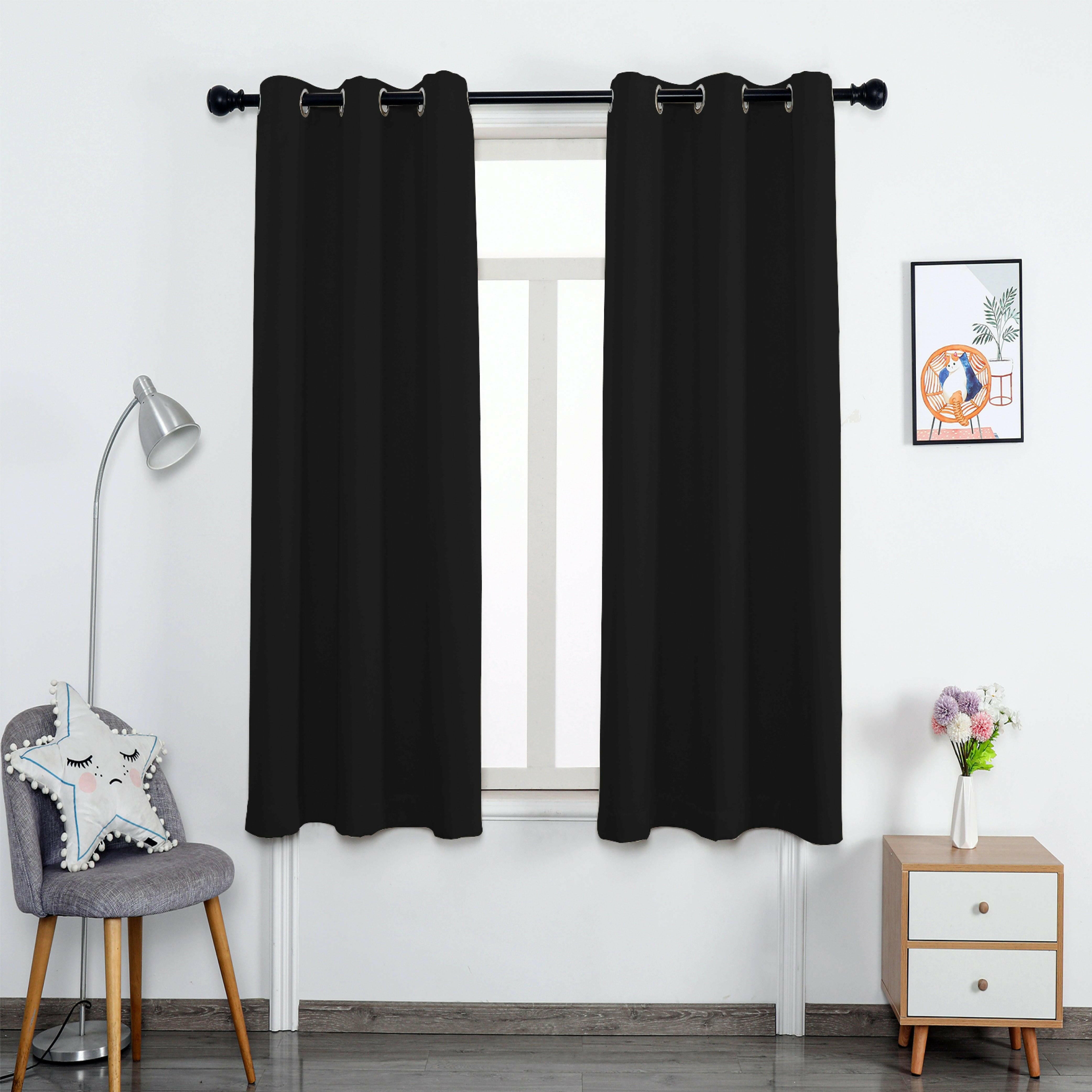 Hyper Cover 3-Layers Blockout Curtains Black | Window Curtains | Brilliant Home Living