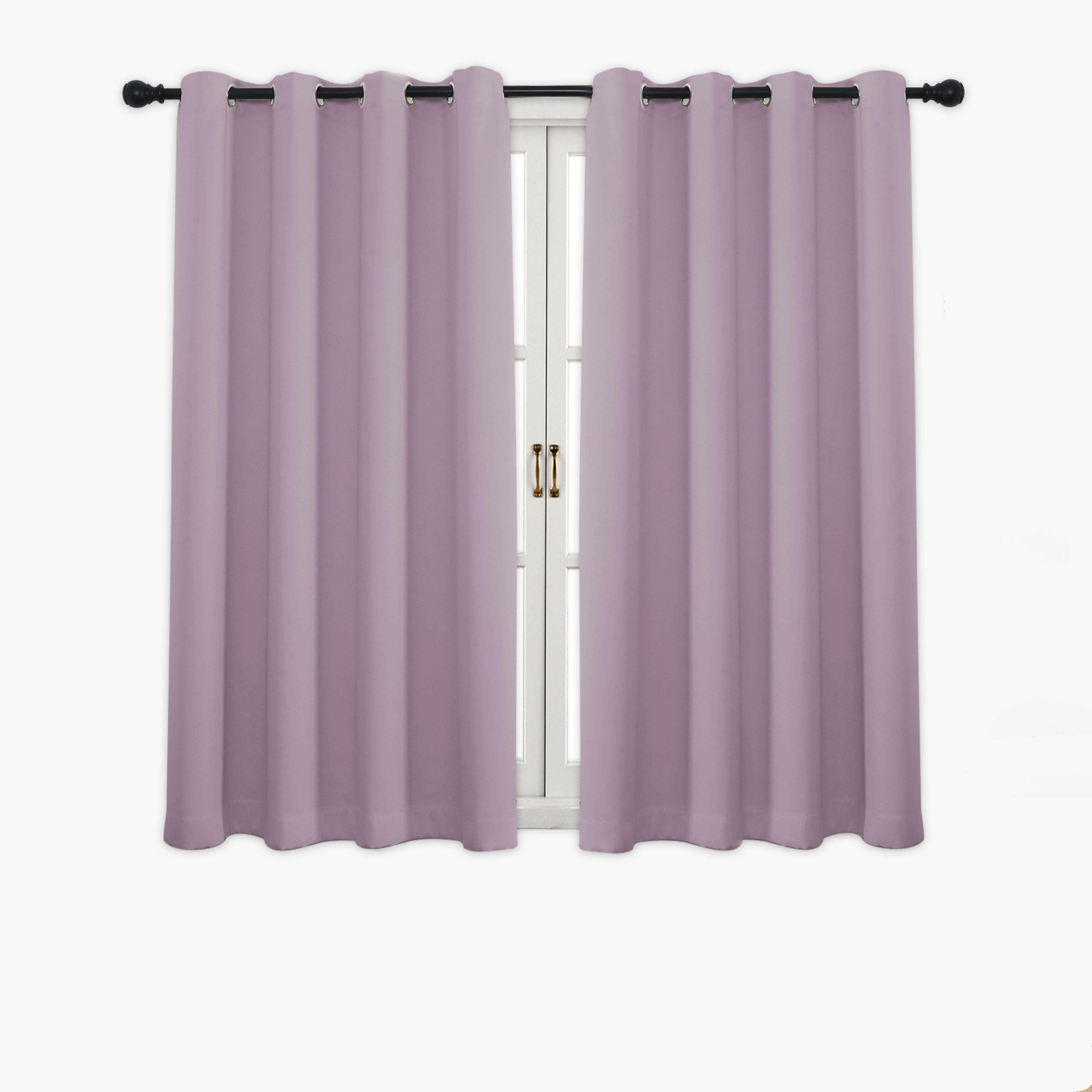 Hyper Cover 3-Layers Blockout Curtains Mauve | Window Curtains | Brilliant Home Living