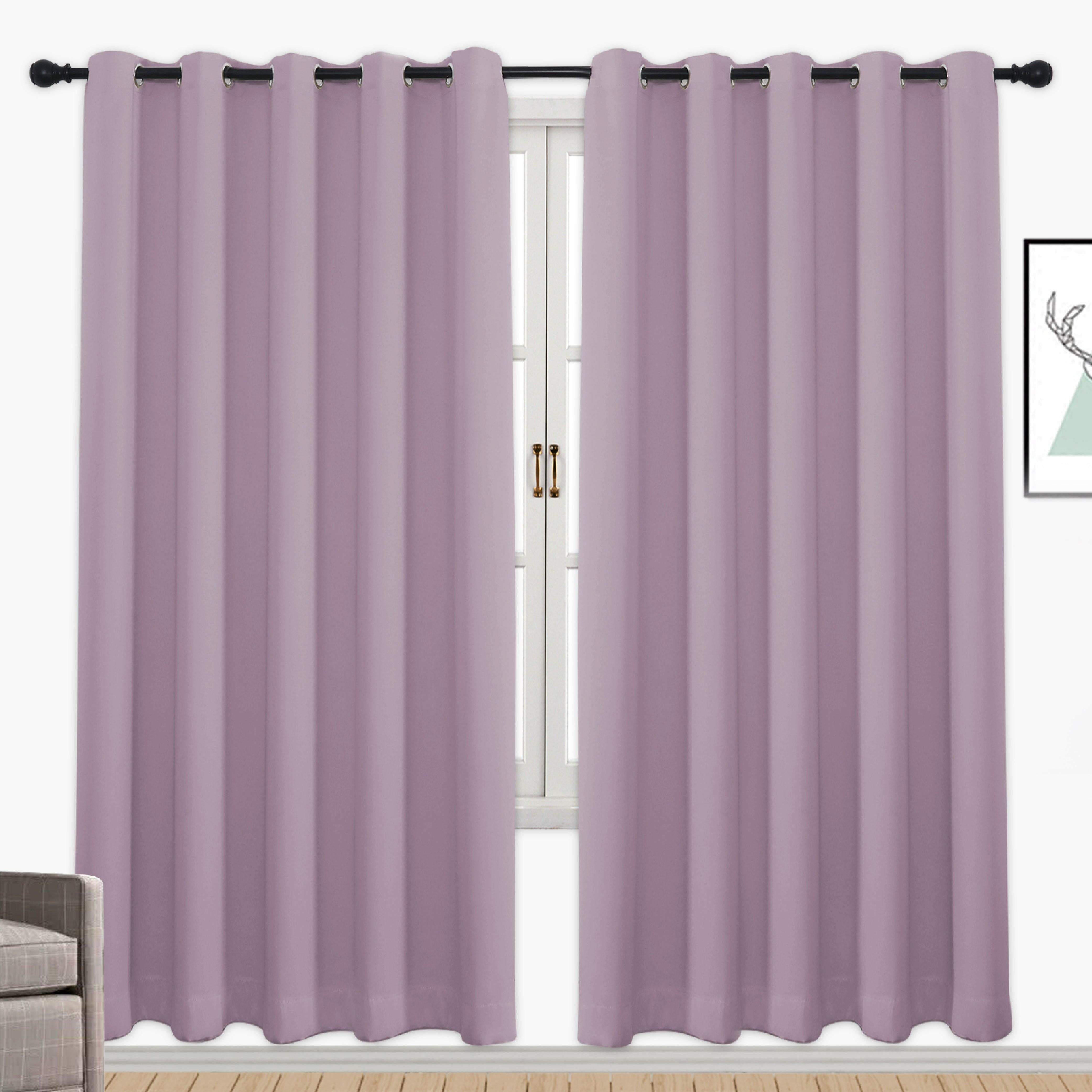 Hyper Cover 3-Layers Blockout Curtains Mauve | Window Curtains | Brilliant Home Living