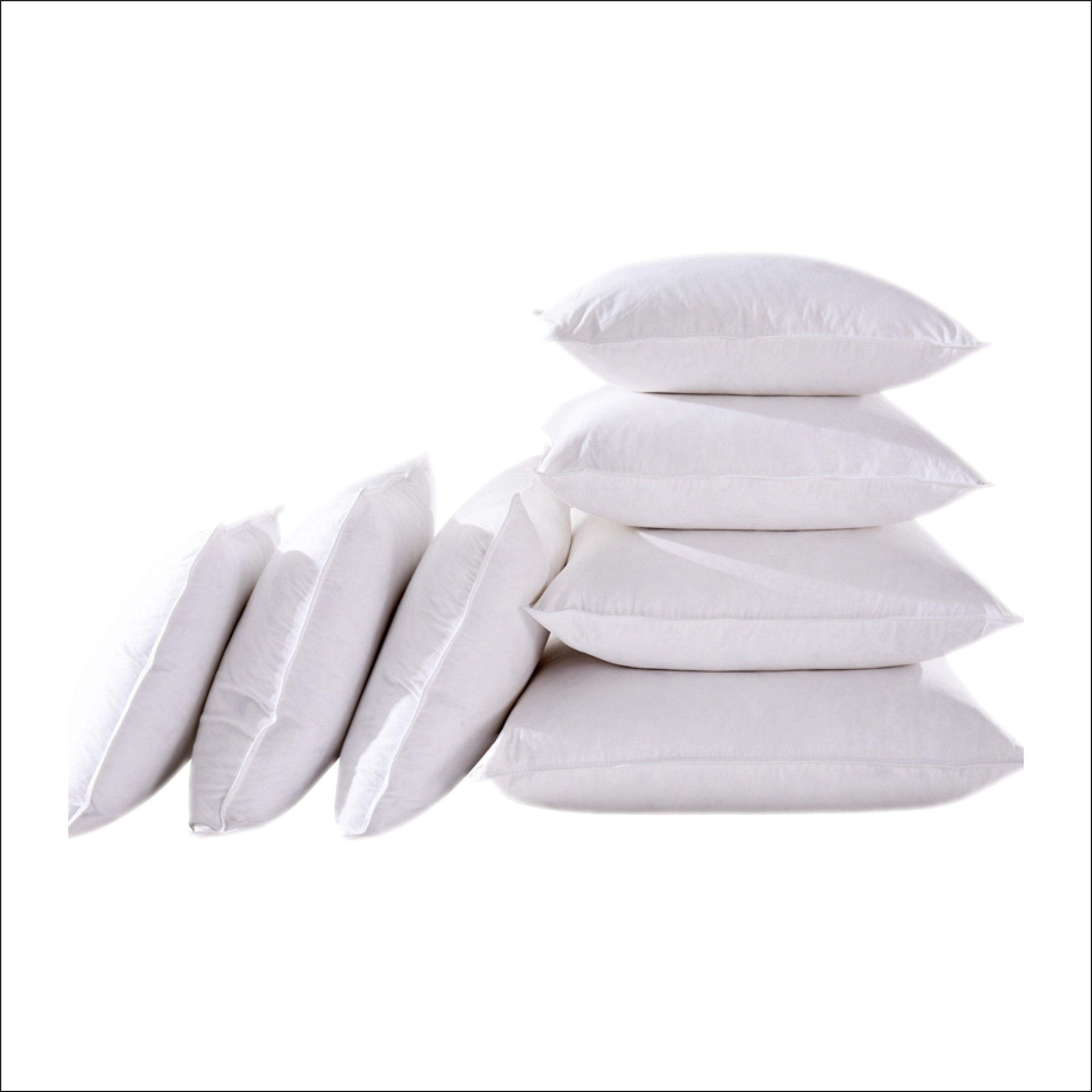 Hyper Cover Goose Feather Cushion Insert | Cotton Inner Pillow Pad - 30x50 cm -