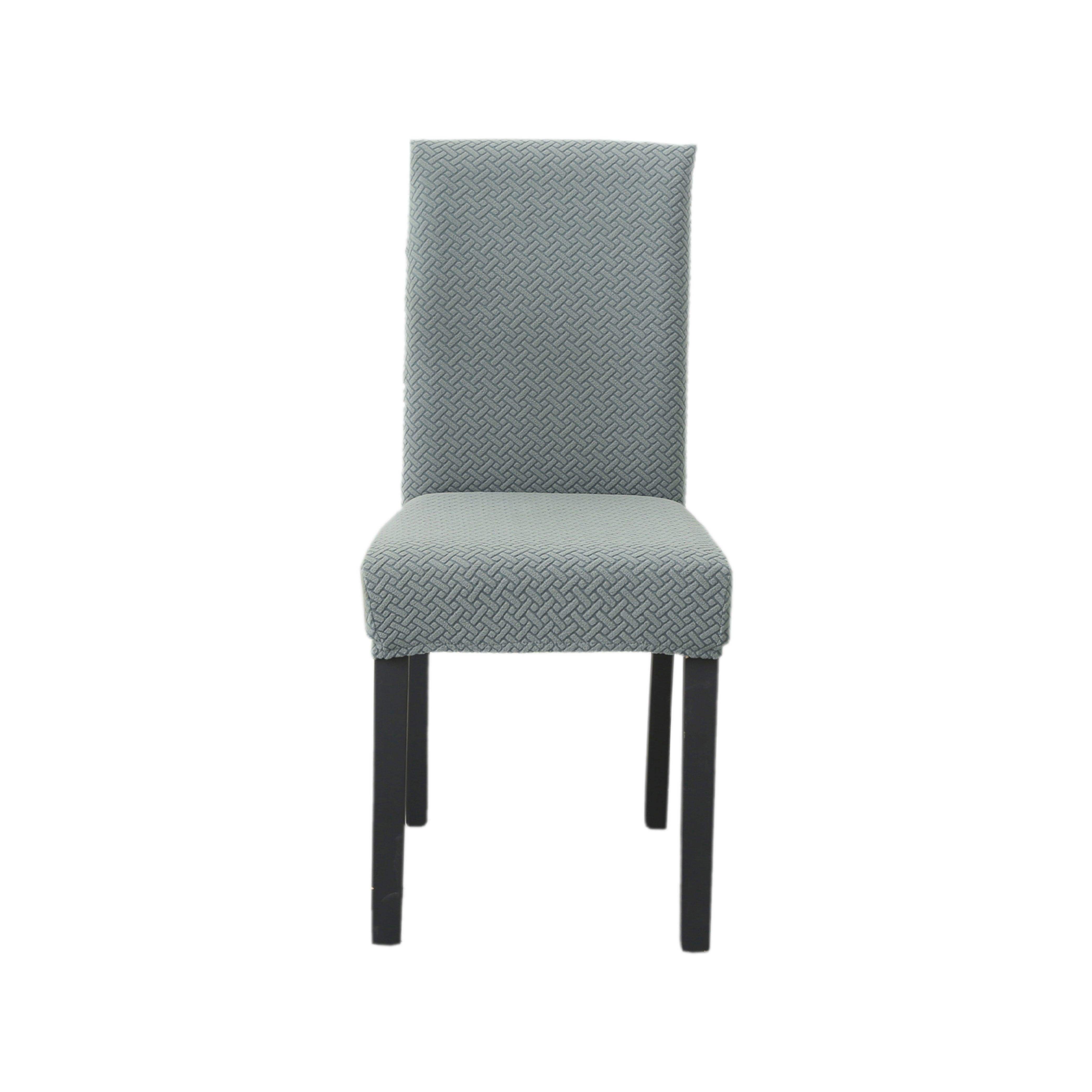 Hyper Cover Jacquard Dining Chair Covers Emerald Green | Stretch Slipcover | Chair Covers | Brilliant Home Living