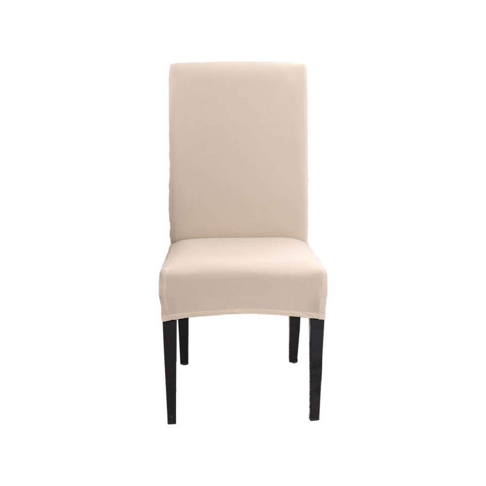 Hyper Cover Stretch Dining Chair Covers Pearl White | Slipcover Protectors - 2 pcs -