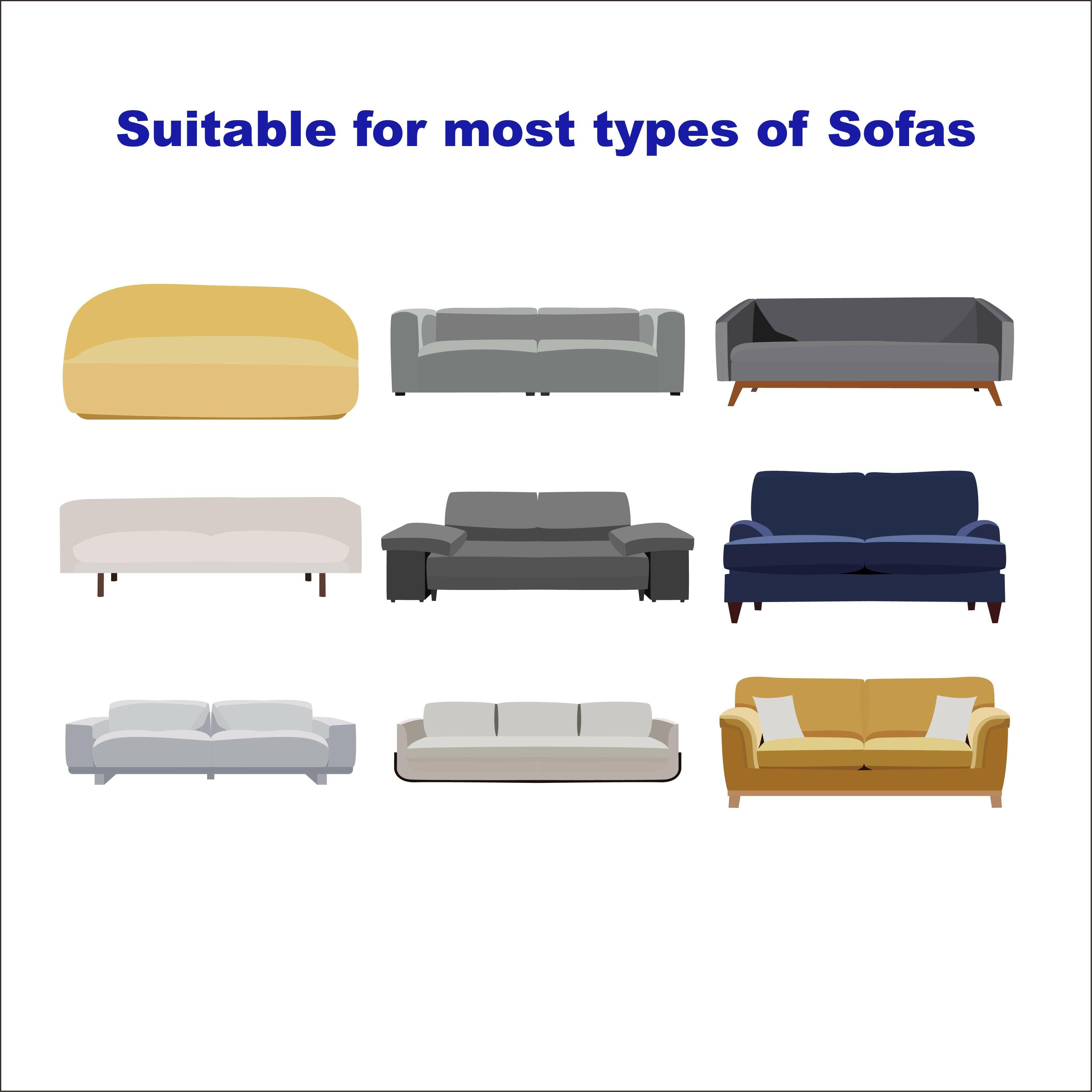 Hyper Cover Stretch Sofa Cover Plain Colour Navy | Sofa Covers | Brilliant Home Living