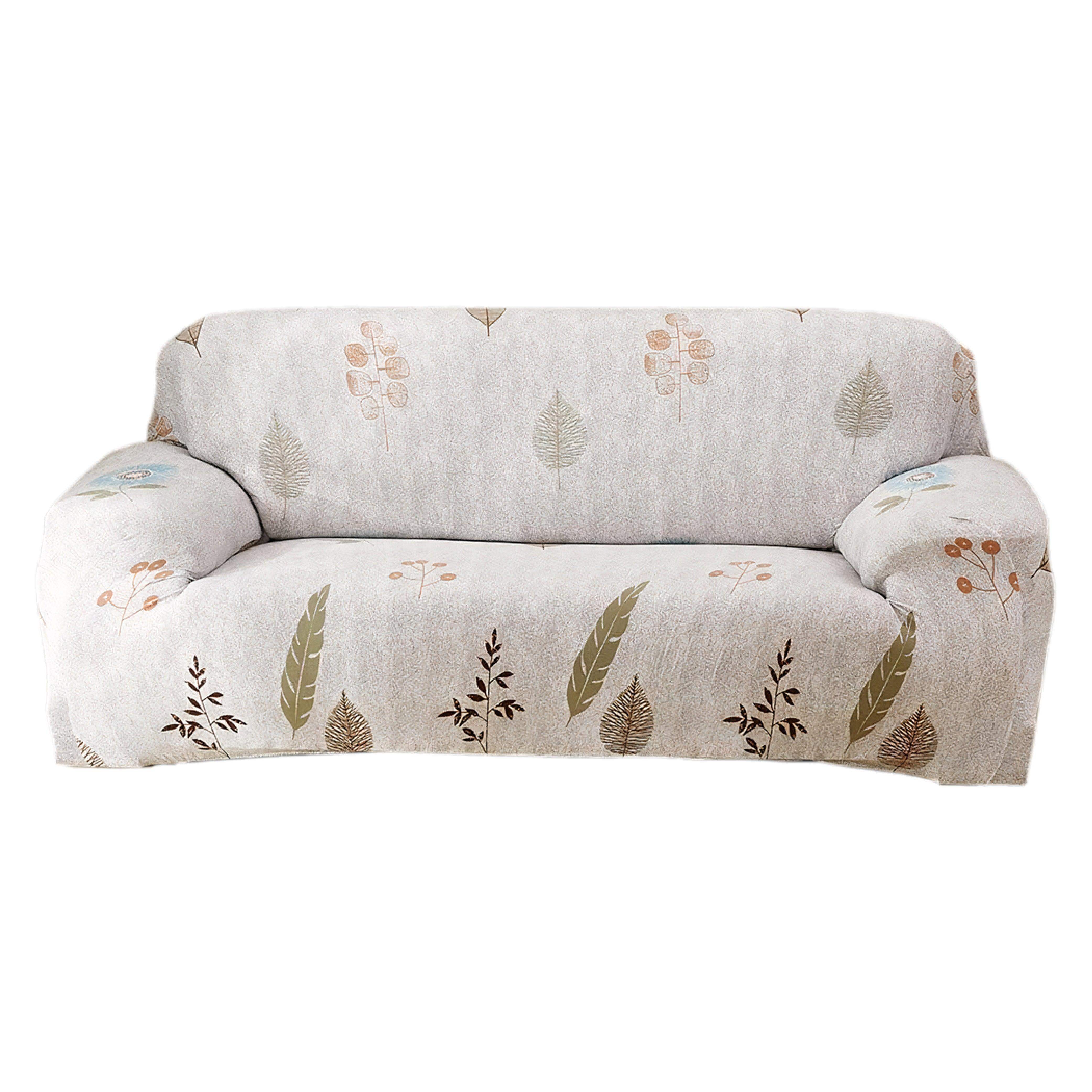 Hyper Cover Stretch Sofa Cover Twilight Leaves Pattern | Slipcover | Sofa Covers | Brilliant Home Living