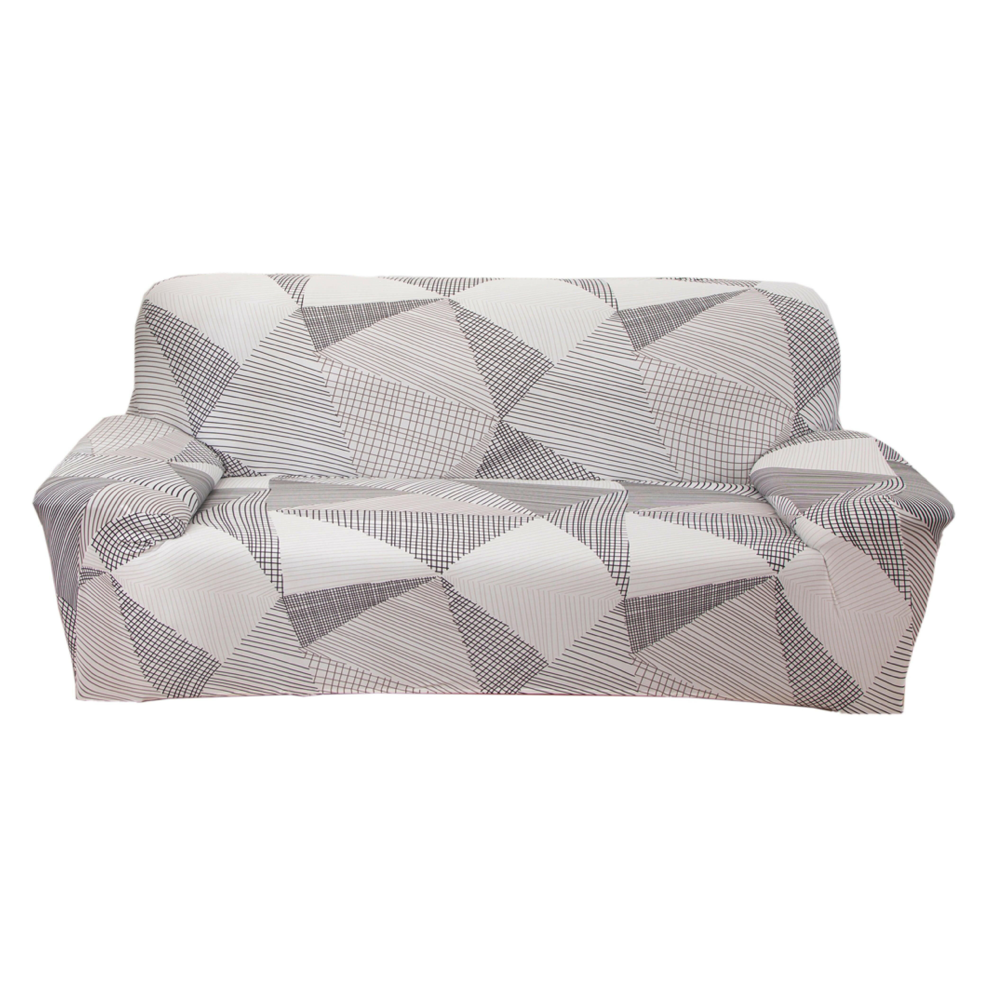 Hyper Cover Stretch Sofa Cover with Patterns Geometric | Sofa Covers | Brilliant Home Living