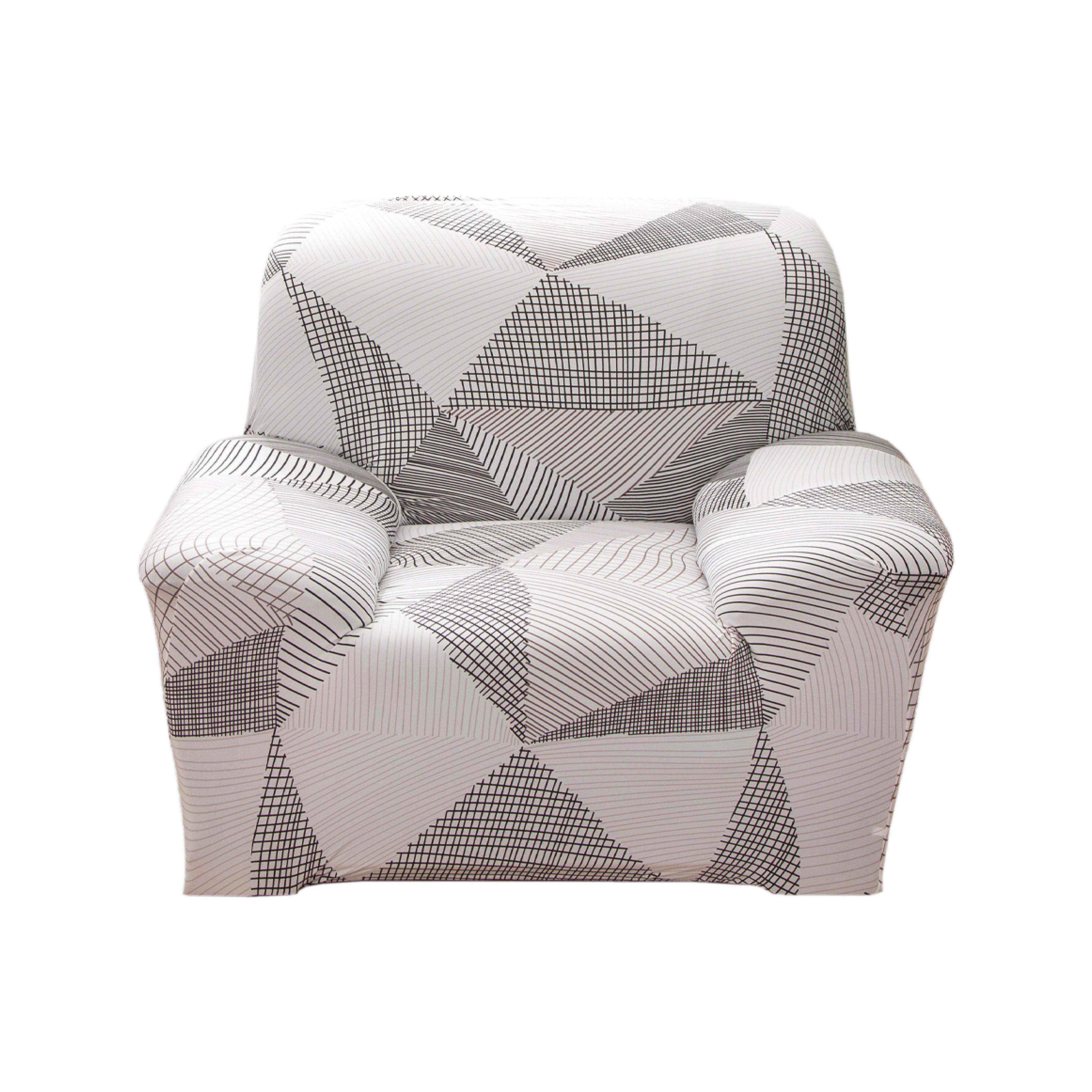 Hyper Cover Stretch Sofa Cover with Patterns Geometric | Sofa Covers | Brilliant Home Living