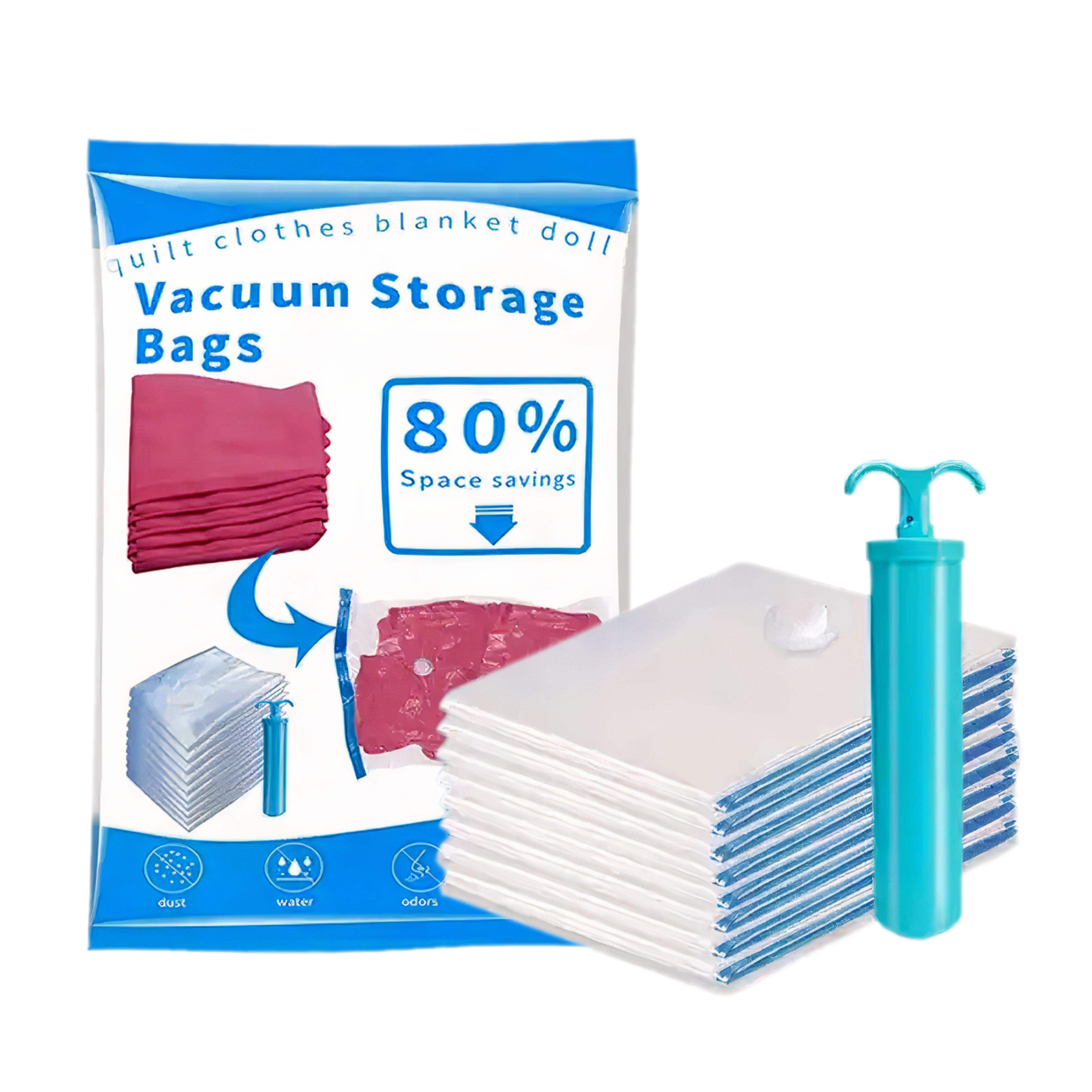 Hyper Cover Vacuum Storage Bag Kit with Hand Pump | Space Saver Set | Storage Solutions | Brilliant Home Living