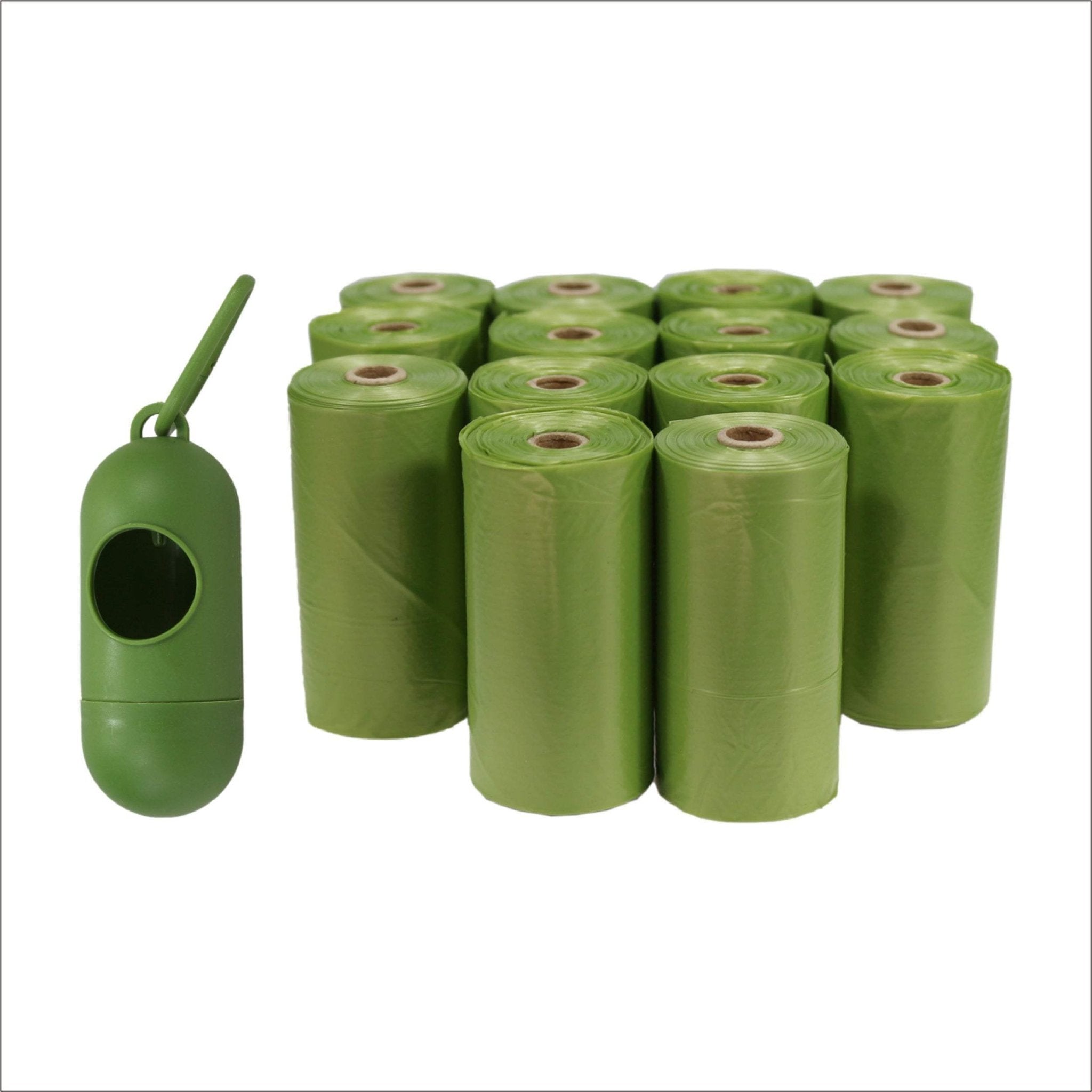 Pet Swift Biodegradable Dog Poop Bags | 14 Rolls (210 Bags) + Dispenser -