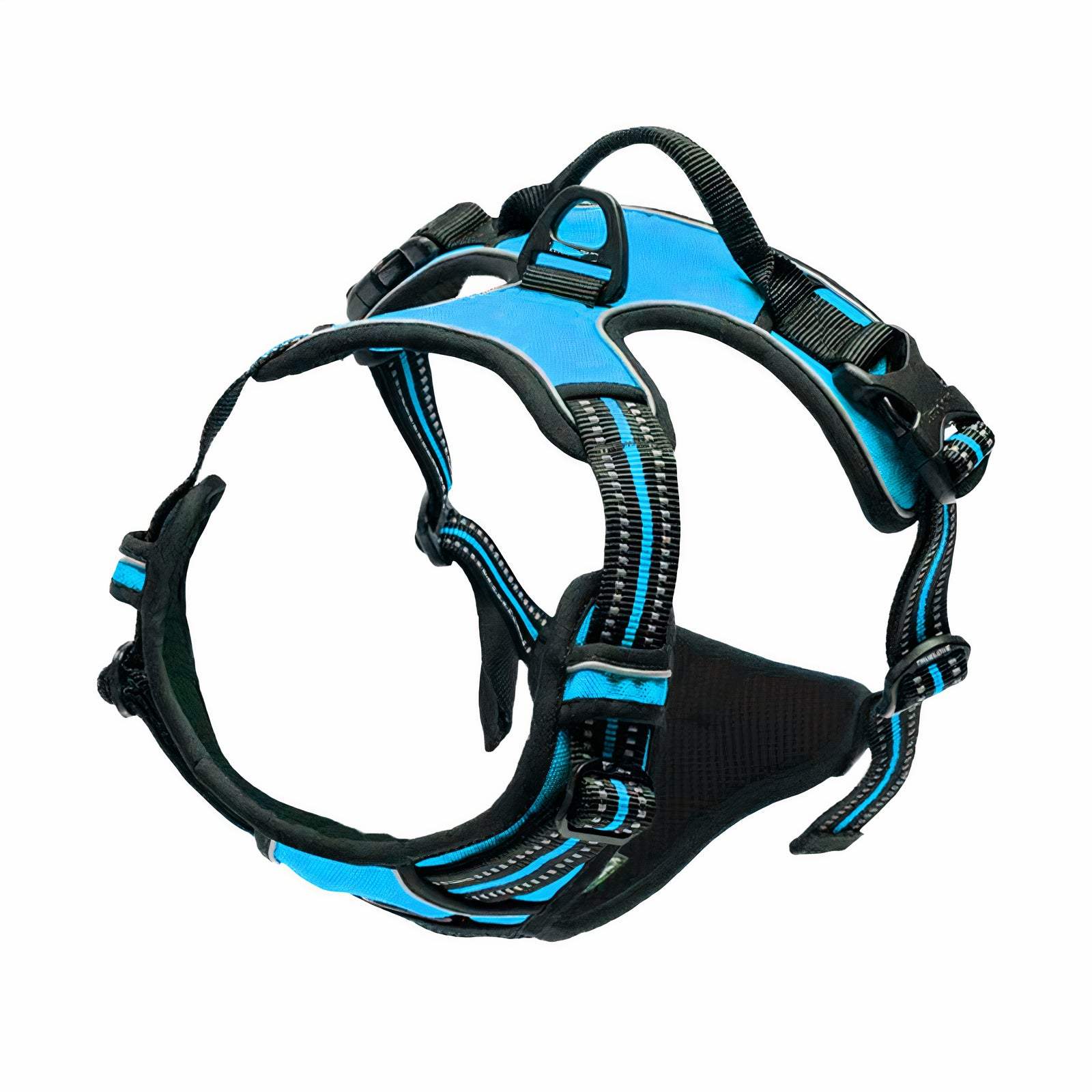 Pet Swift No Pull Dog Harness Blue | Adjustable Reflective Front Clip Vest - Small -