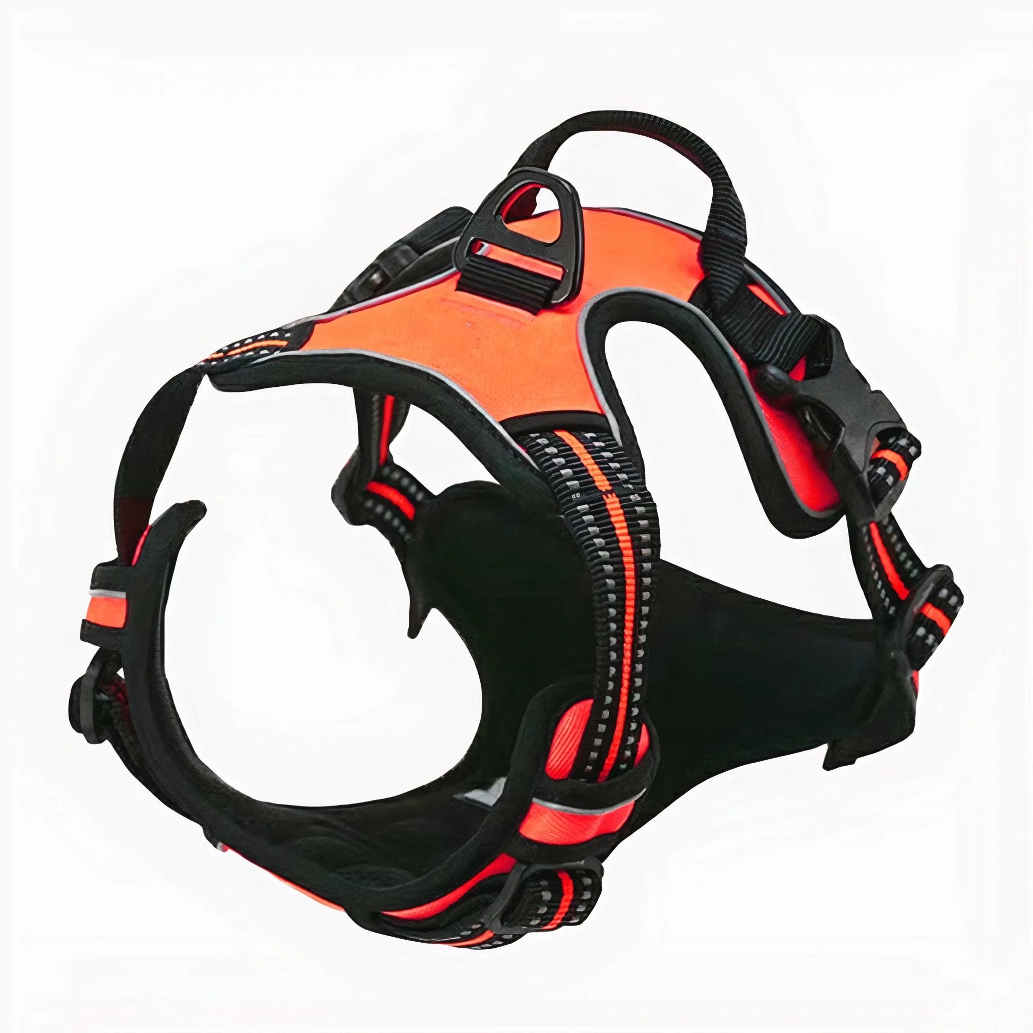 Pet Swift No Pull Dog Harness Orange | Adjustable High-Vis Reflective Vest - Small -