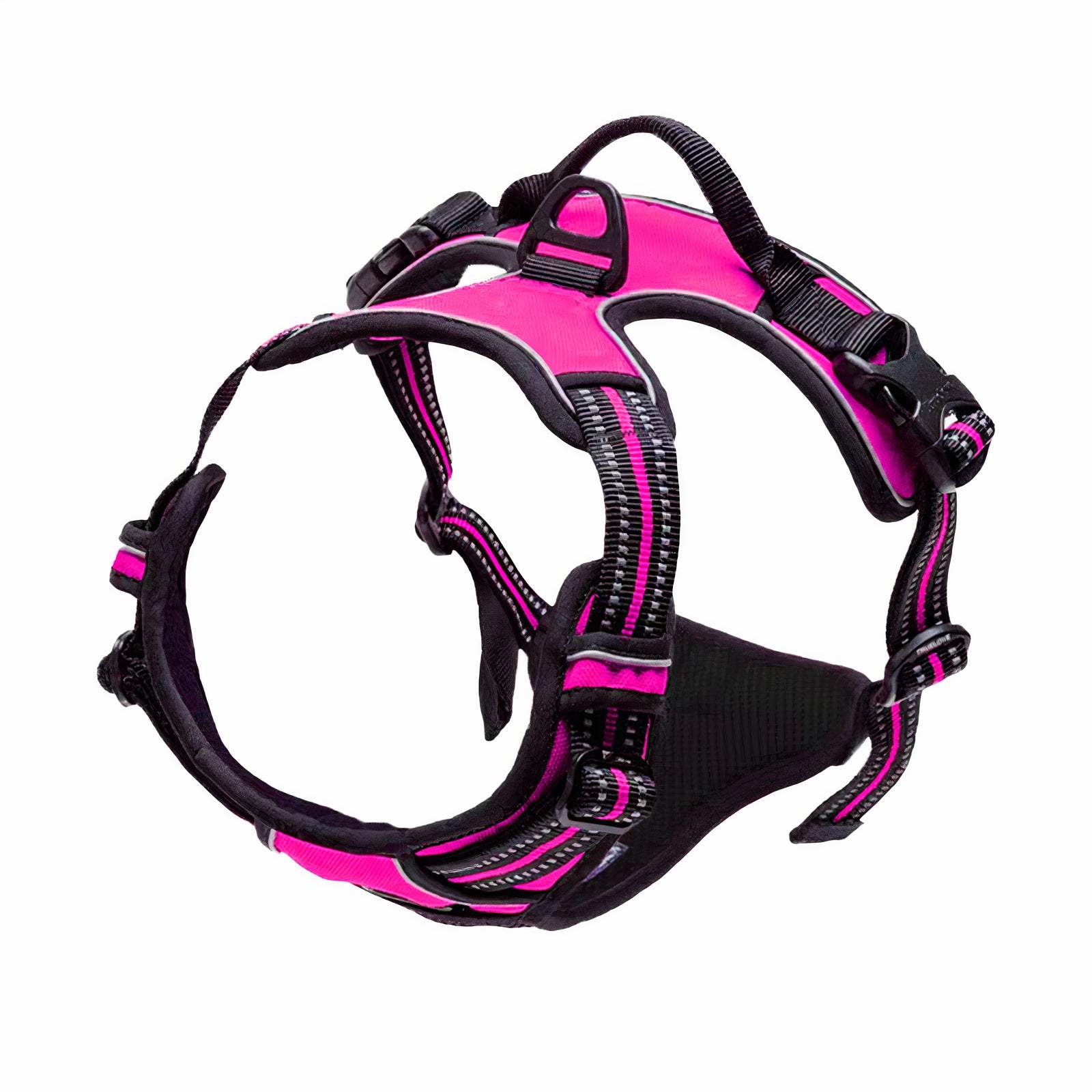 Pet Swift No Pull Dog Harness Pink | Adjustable Reflective Front Clip Vest - Small -