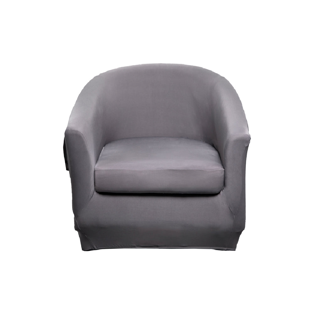 Hyper Cover Tub Chair Cover Plain Colour Grey