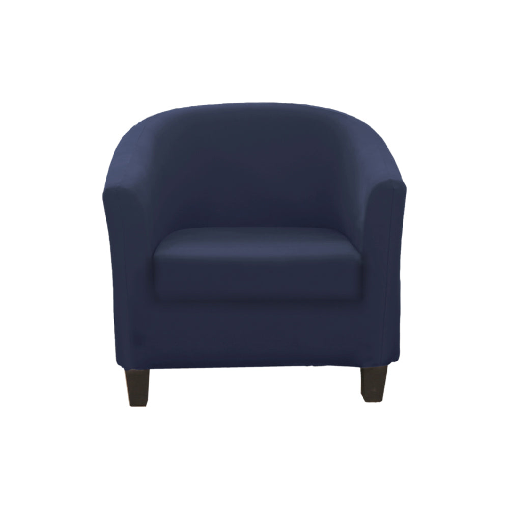 Hyper Cover Tub Chair Cover Plain Colour Navy