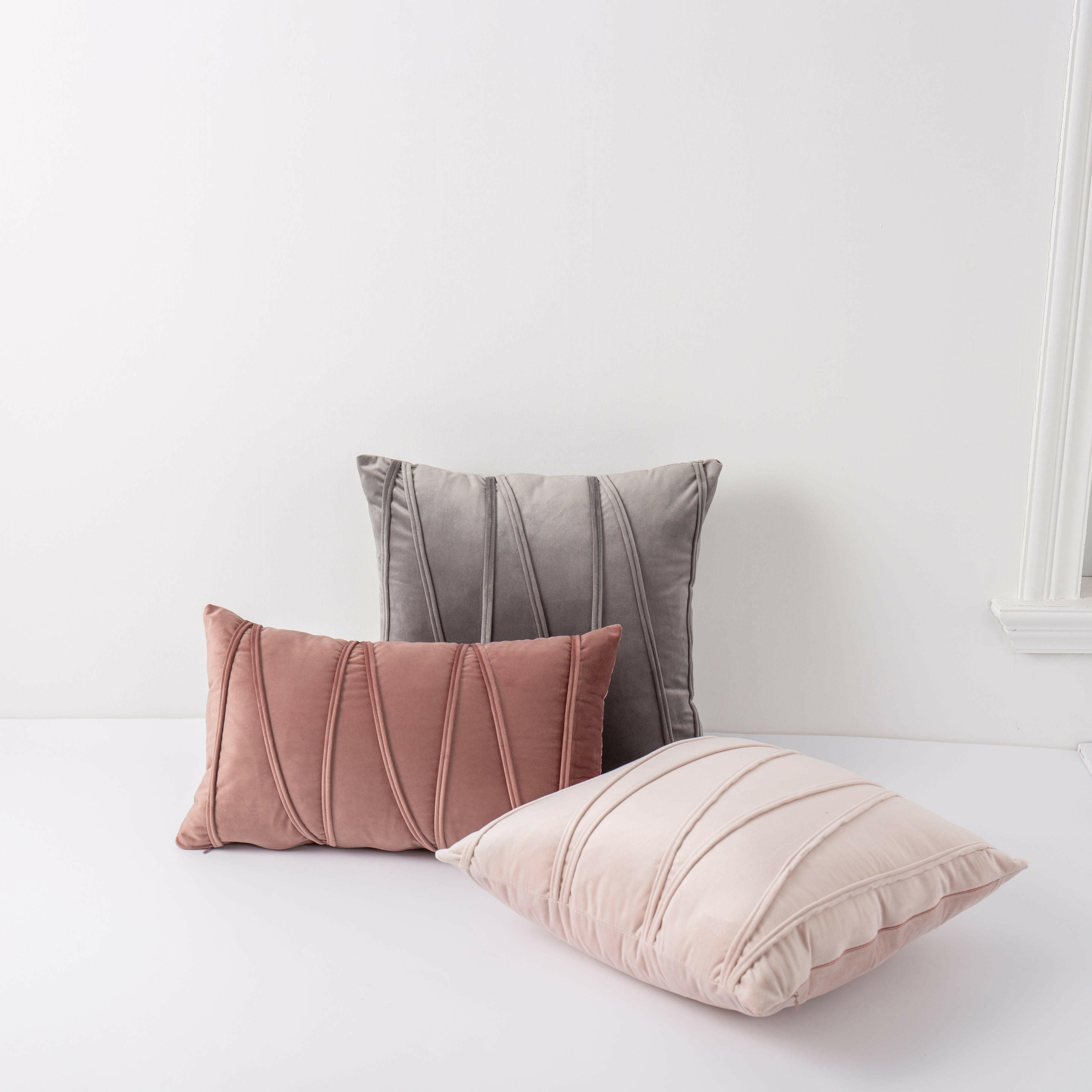 Hyper Cover Bandage Stripes Velvet Cushion Cover | Cushion Covers | Brilliant Home Living