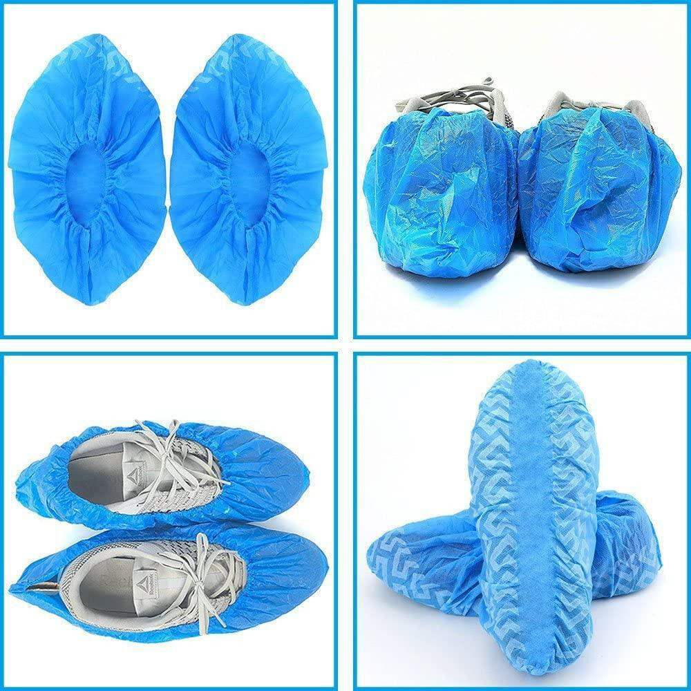 Hyper Cover Disposable Shoe Covers | Non-Woven Anti-Slip Overshoes -