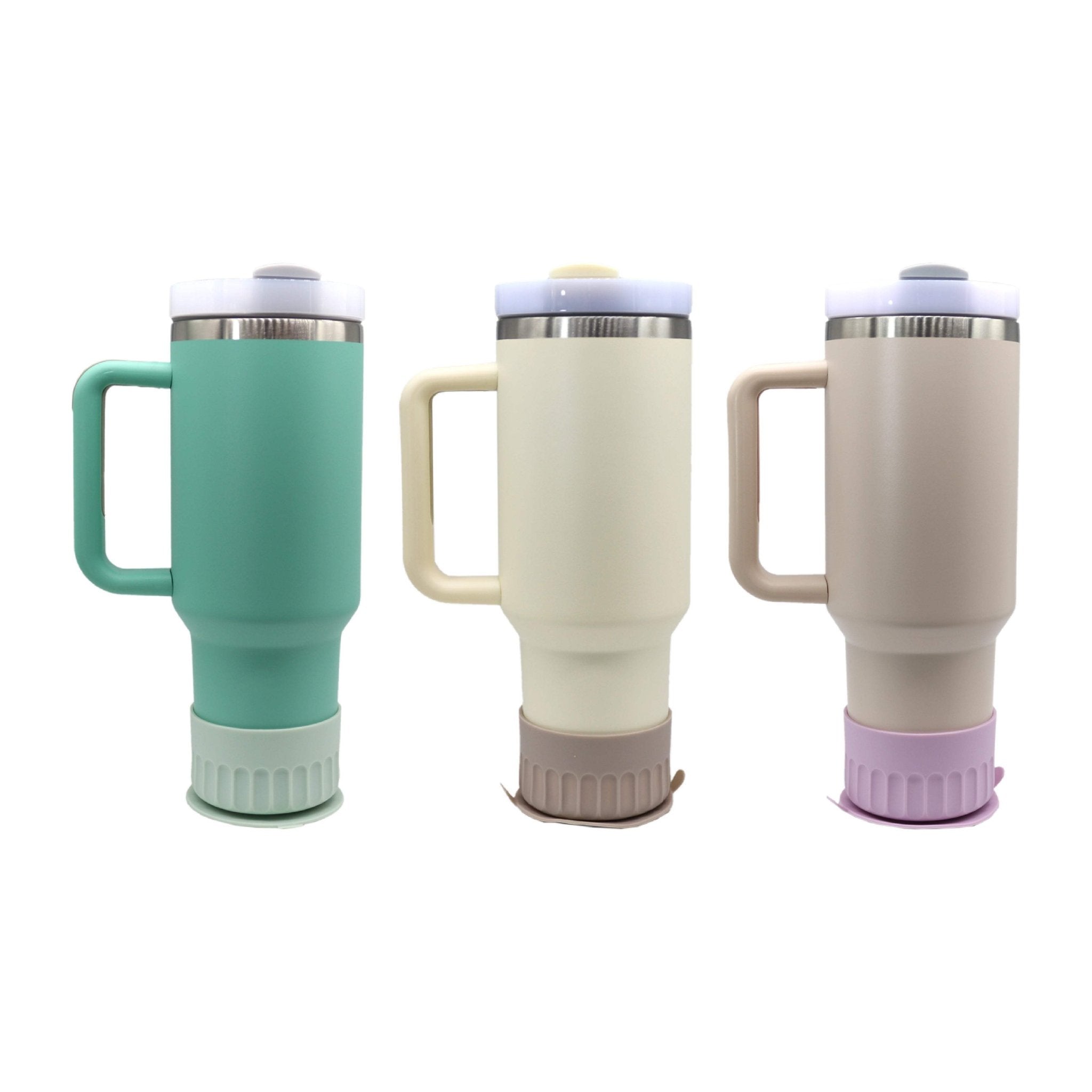 Hydro Mate Silicone Tumbler Boot | Protective Base Cover for Stanley 40oz & 1.2L Flasks - Green -