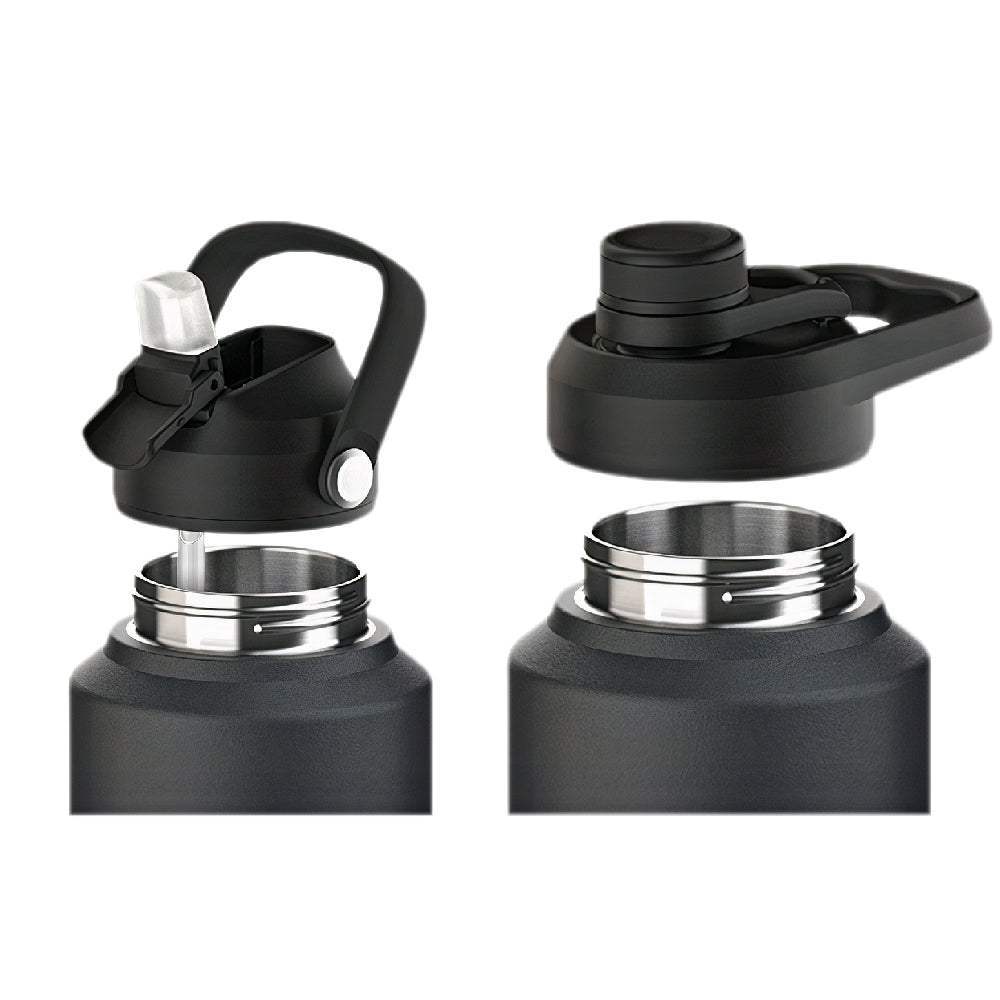 Hydro Mate Water Bottle Lid Kit | Wide Mouth Replacement Lids (58mm) - 