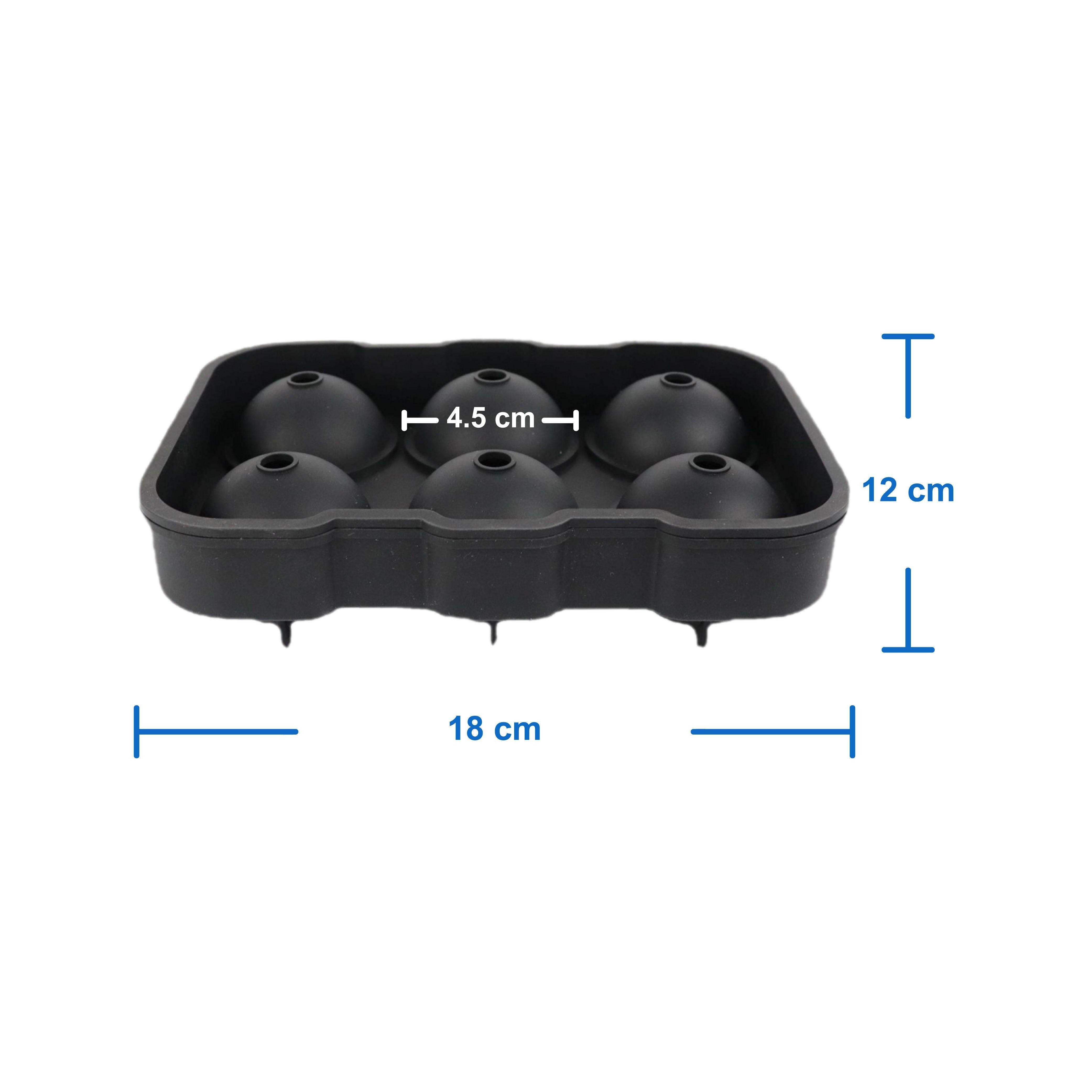 Hydro Mate Whiskey Ice Ball Maker Silicone Cube Tray | Outdoor Life | Brilliant Home Living
