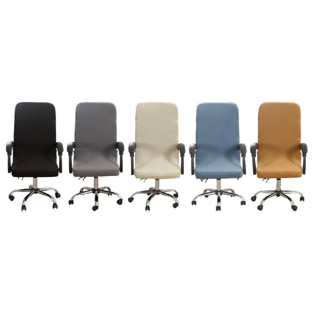 Hyper Cover 1-Piece Office Chair Cover Large | Stretch Computer & Desk Seat - Black -