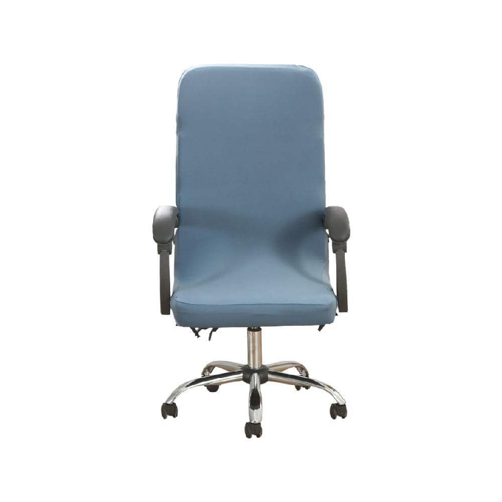 Hyper Cover 1-Piece Office Chair Cover Large | Stretch Computer & Desk Seat - Slate -