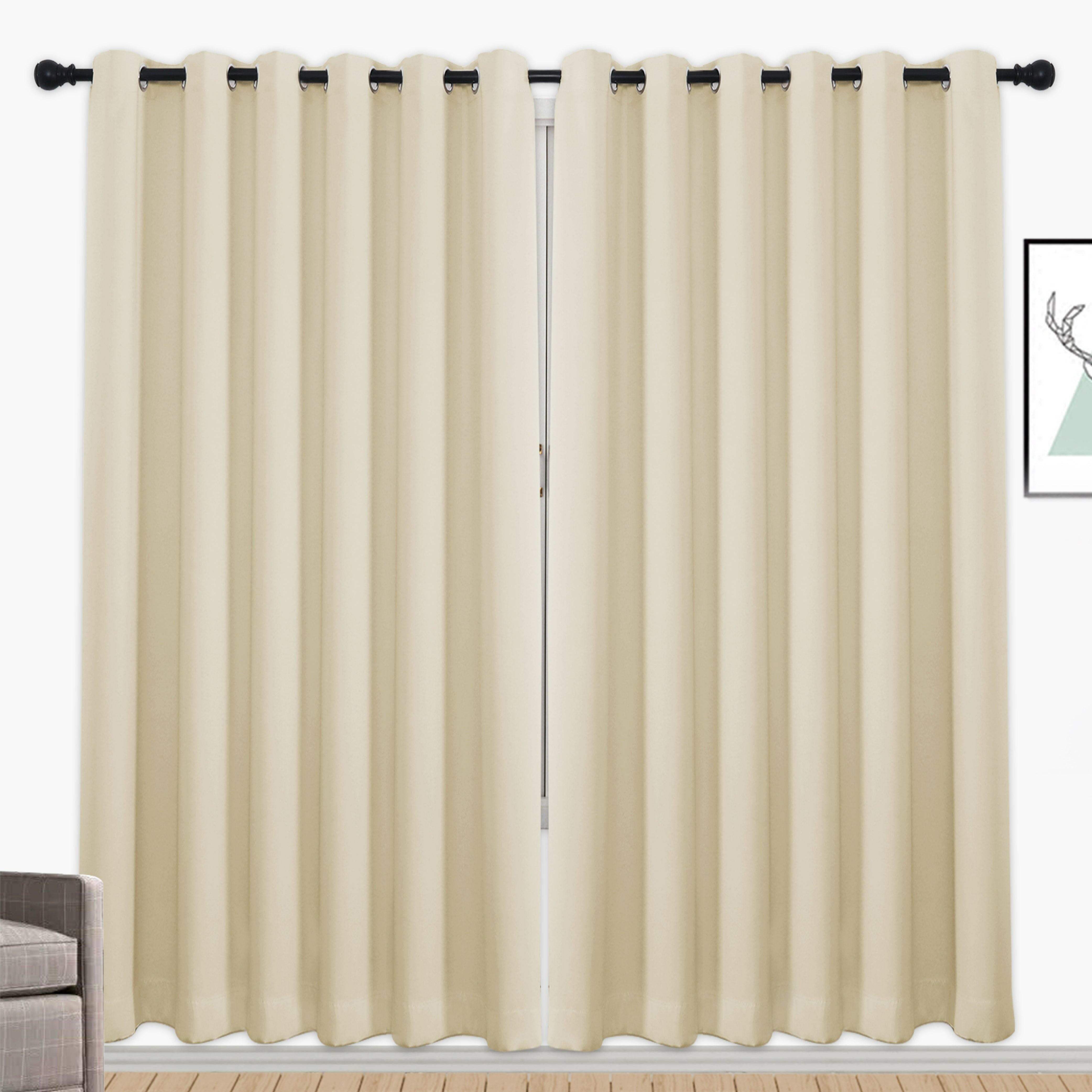 Hyper Cover 3-Layer Blockout Eyelet Curtains Beige | Thermal Blackout | Window Curtains | Brilliant Home Living