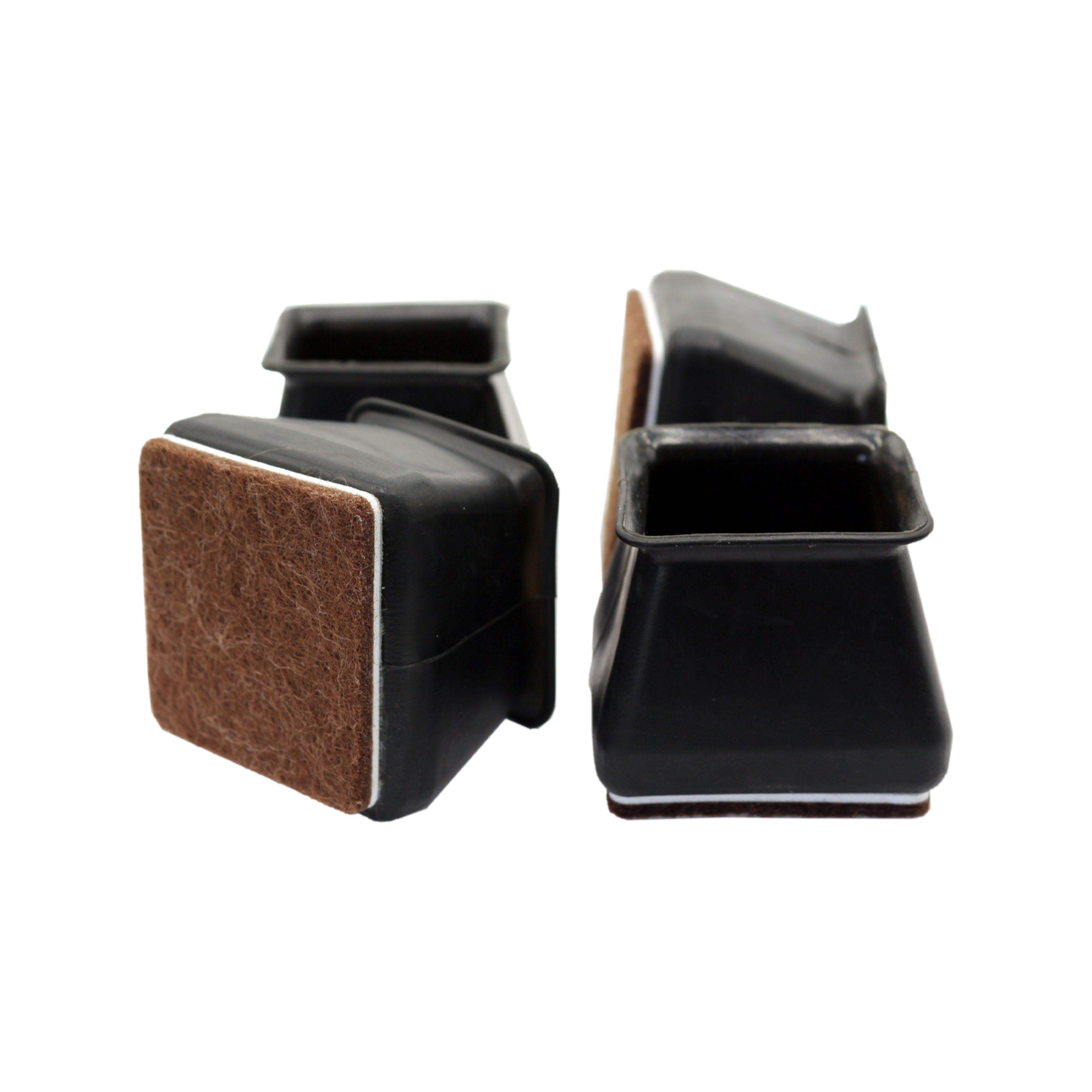Hyper Cover Silicone Chair Leg Protectors Black | Felt Floor Caps | Furniture Care | Brilliant Home Living