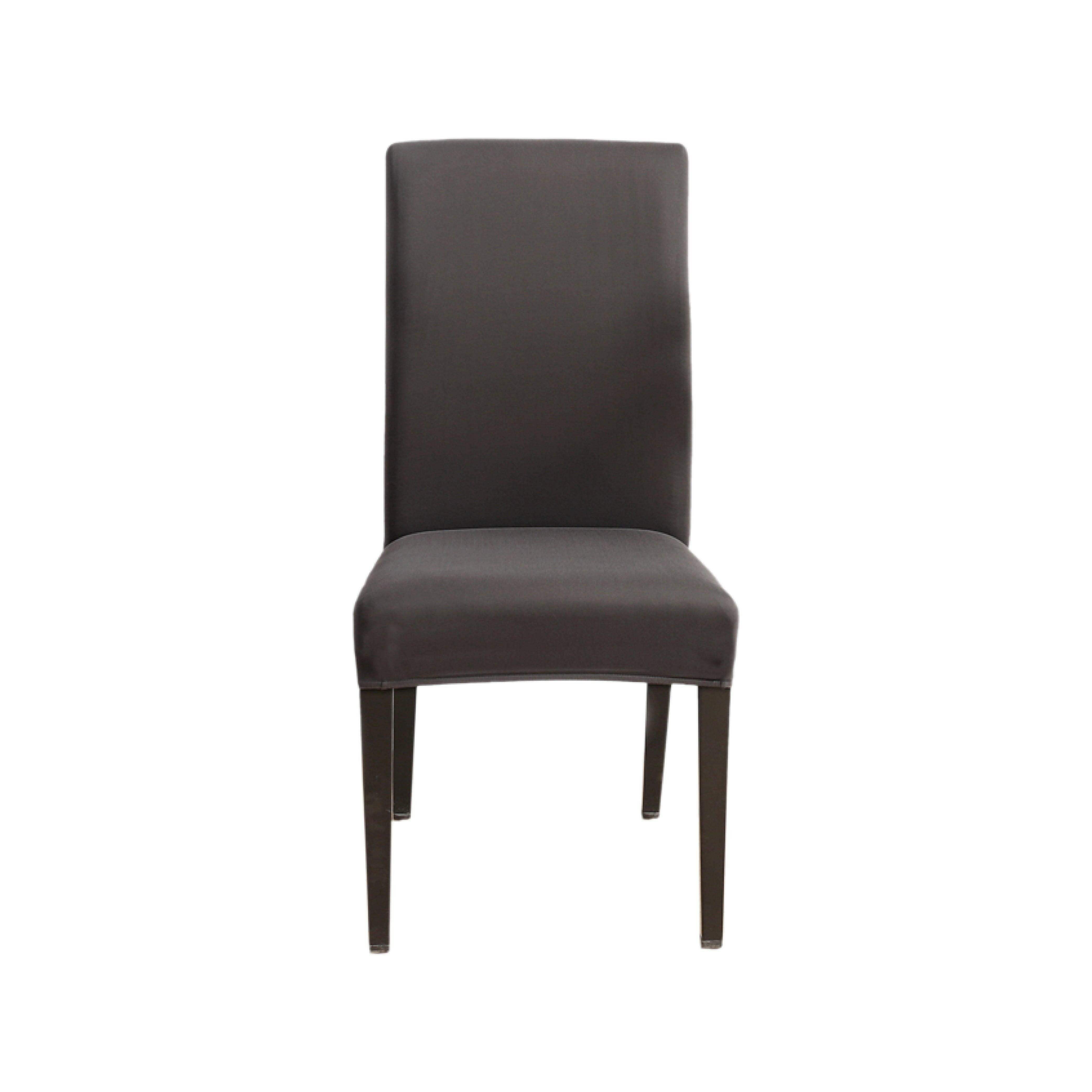 Hyper Cover Stretch Dining Chair Covers Iron Grey | Slipcover Protectors | Chair Covers | Brilliant Home Living