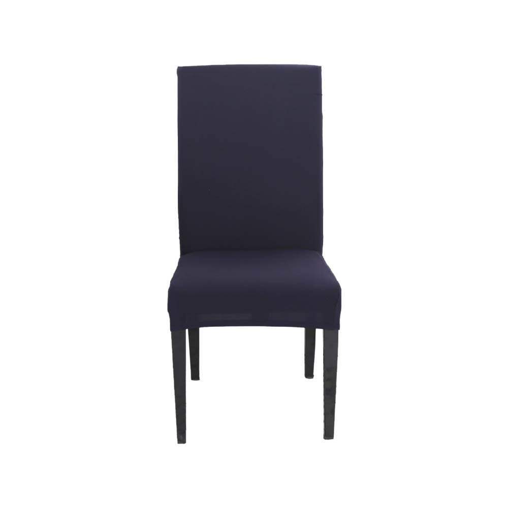 Hyper Cover Stretch Dining Chair Covers Navy Blue | Slipcover Protectors - 2 pcs -