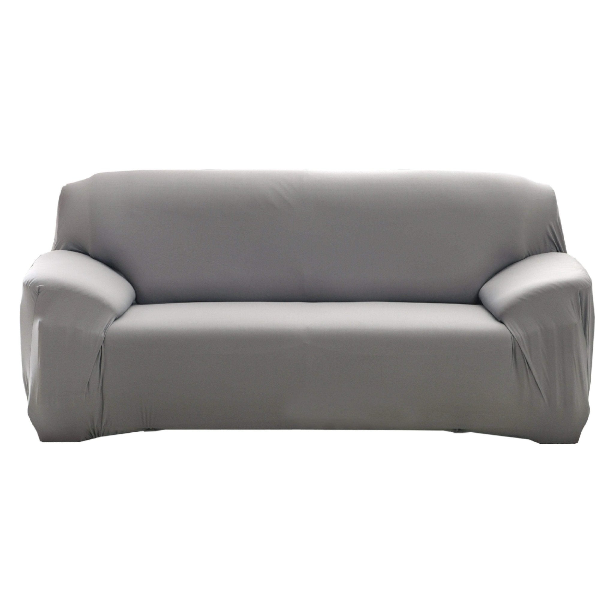 Hyper Cover Stretch Sofa Cover Grey | Lounge Slipcover Protector - 2 Seater -