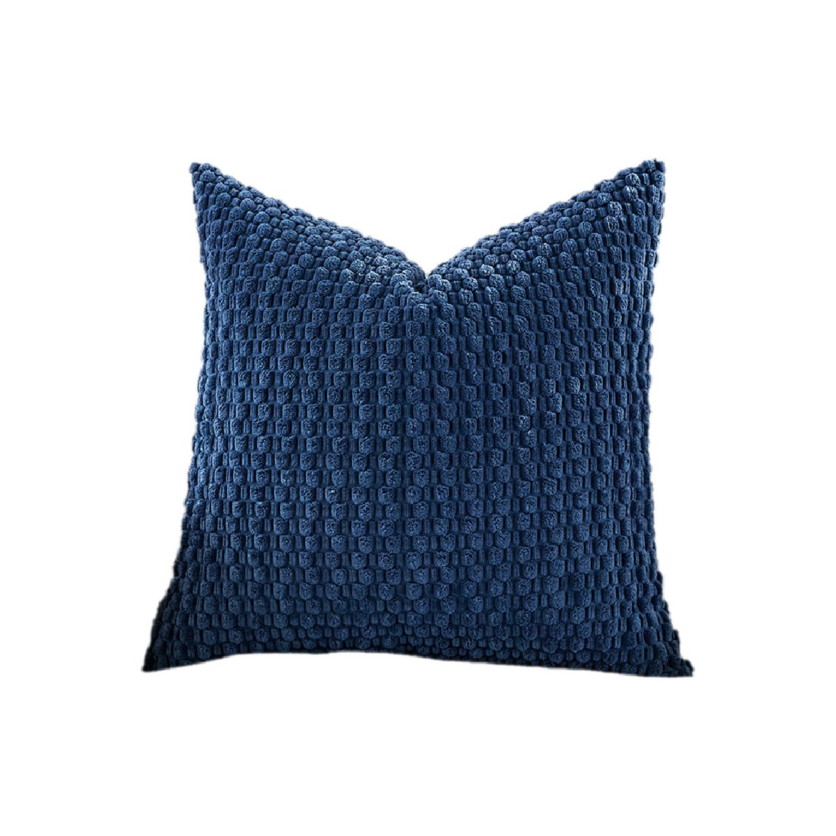 Hyper Cover Textured Waffle Corduroy Cushion Cover | Modern Ribbed Design - Dusty Blue - 30x50 cm