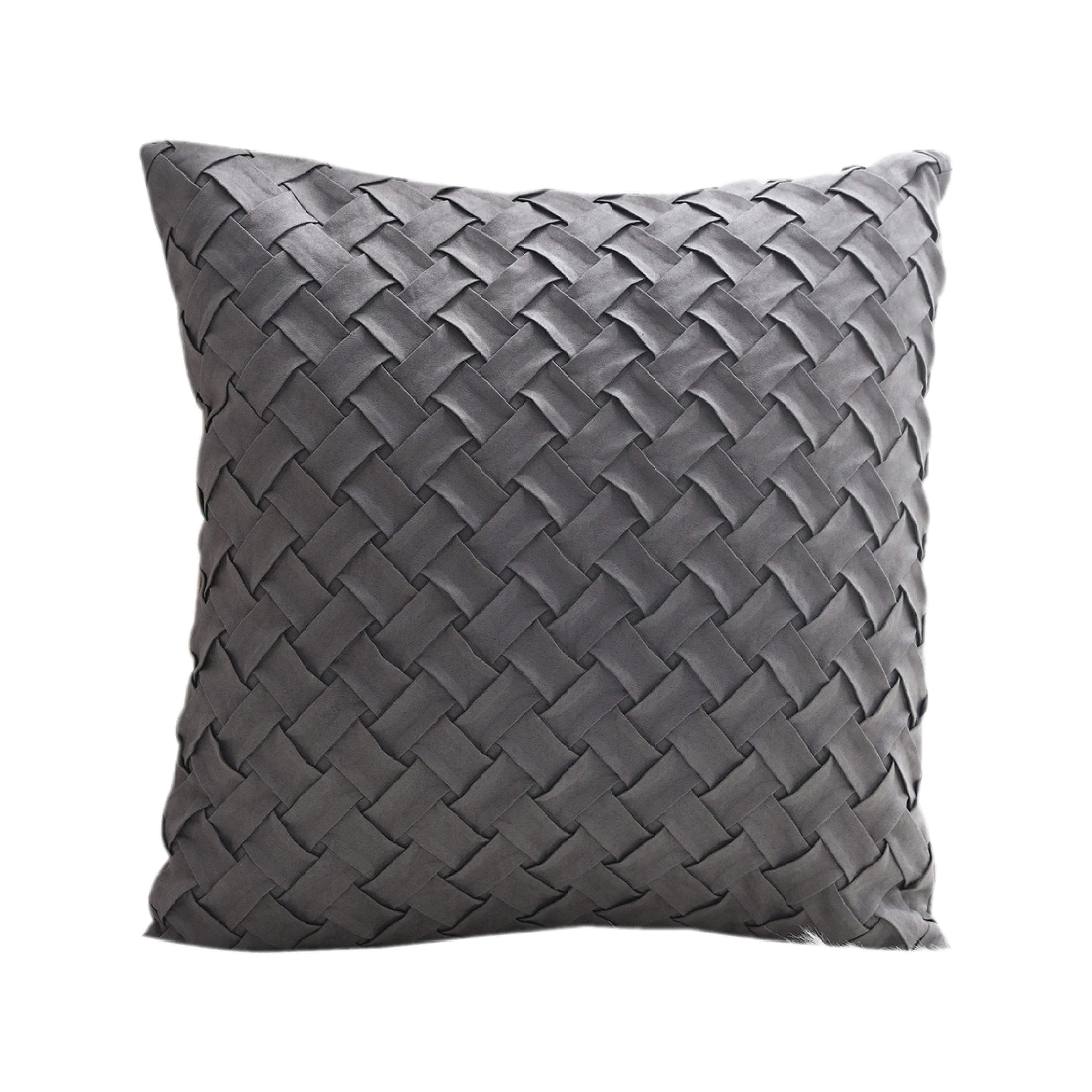 Hyper Cover Venice Intrecciato Suede Cushion Cover | Woven Throw Pillow Case | Cushion Covers | Brilliant Home Living