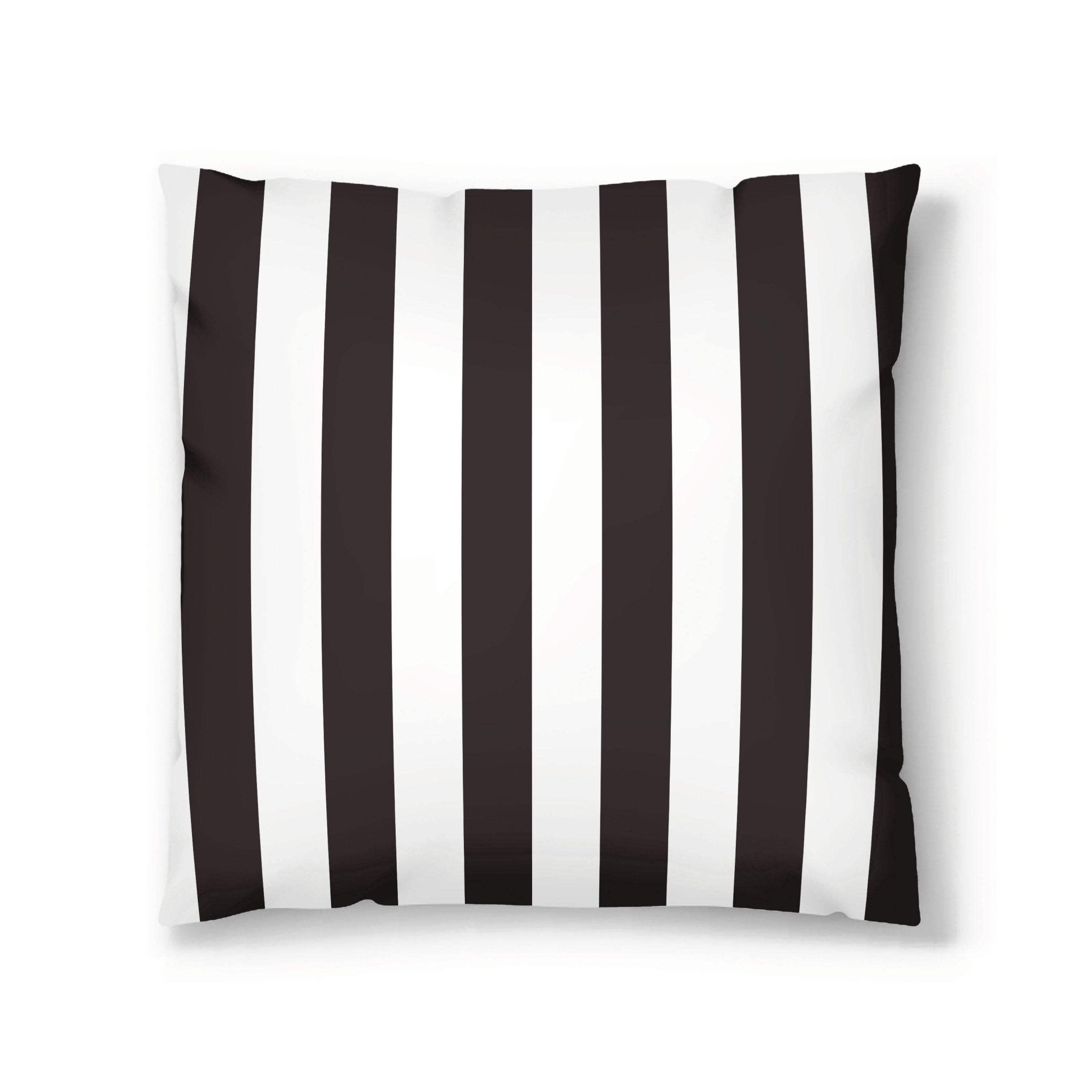 Hyper Cover Vertical Stripe Outdoor Cushion Covers | Water Resistant Throw Pillows - Ash - 30x50 cm