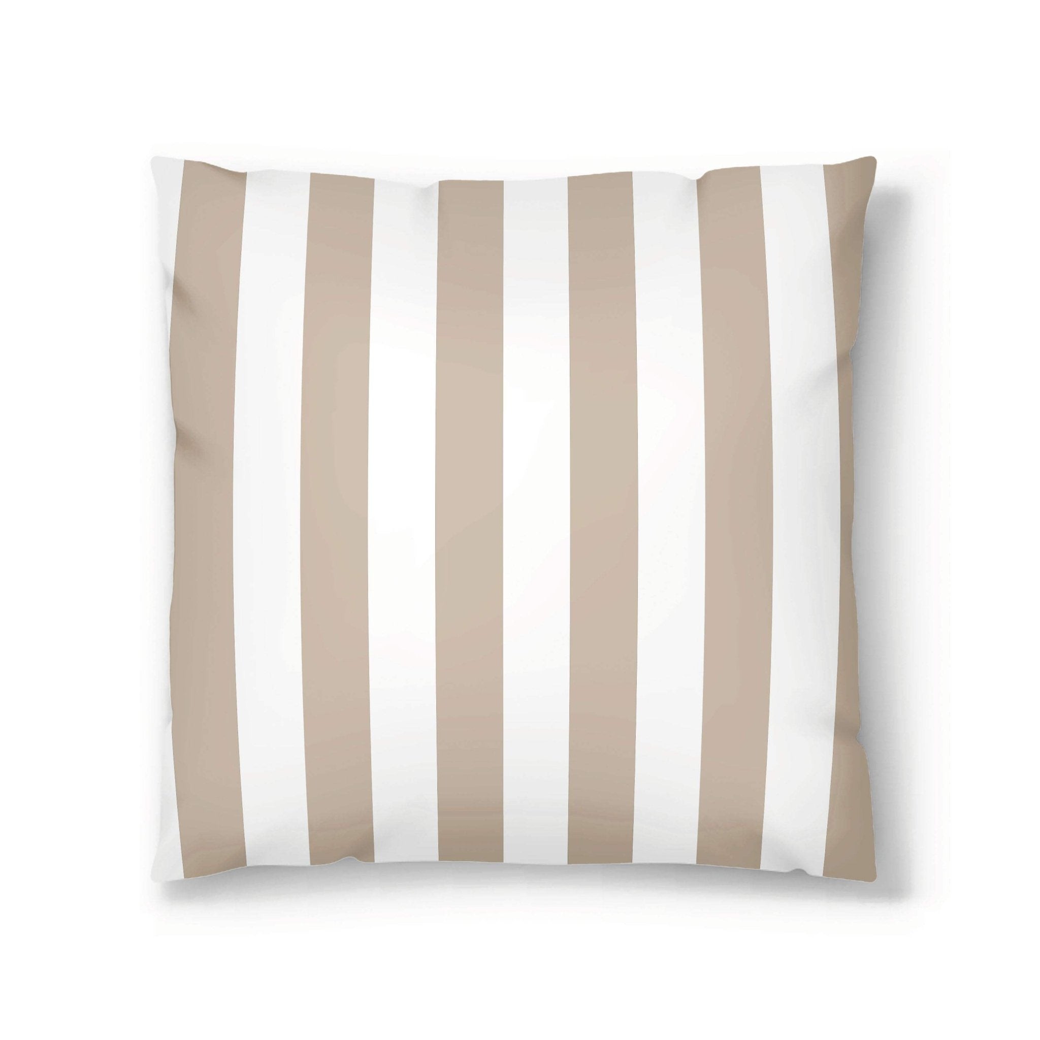 Hyper Cover Vertical Stripe Outdoor Cushion Covers | Water Resistant Throw Pillows - Pumice - 30x50 cm