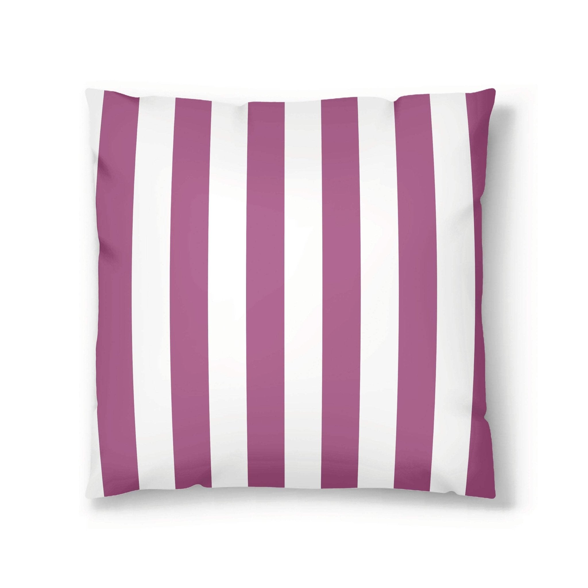 Hyper Cover Vertical Stripe Outdoor Cushion Covers | Water Resistant Throw Pillows - Rosy Brown - 30x50 cm