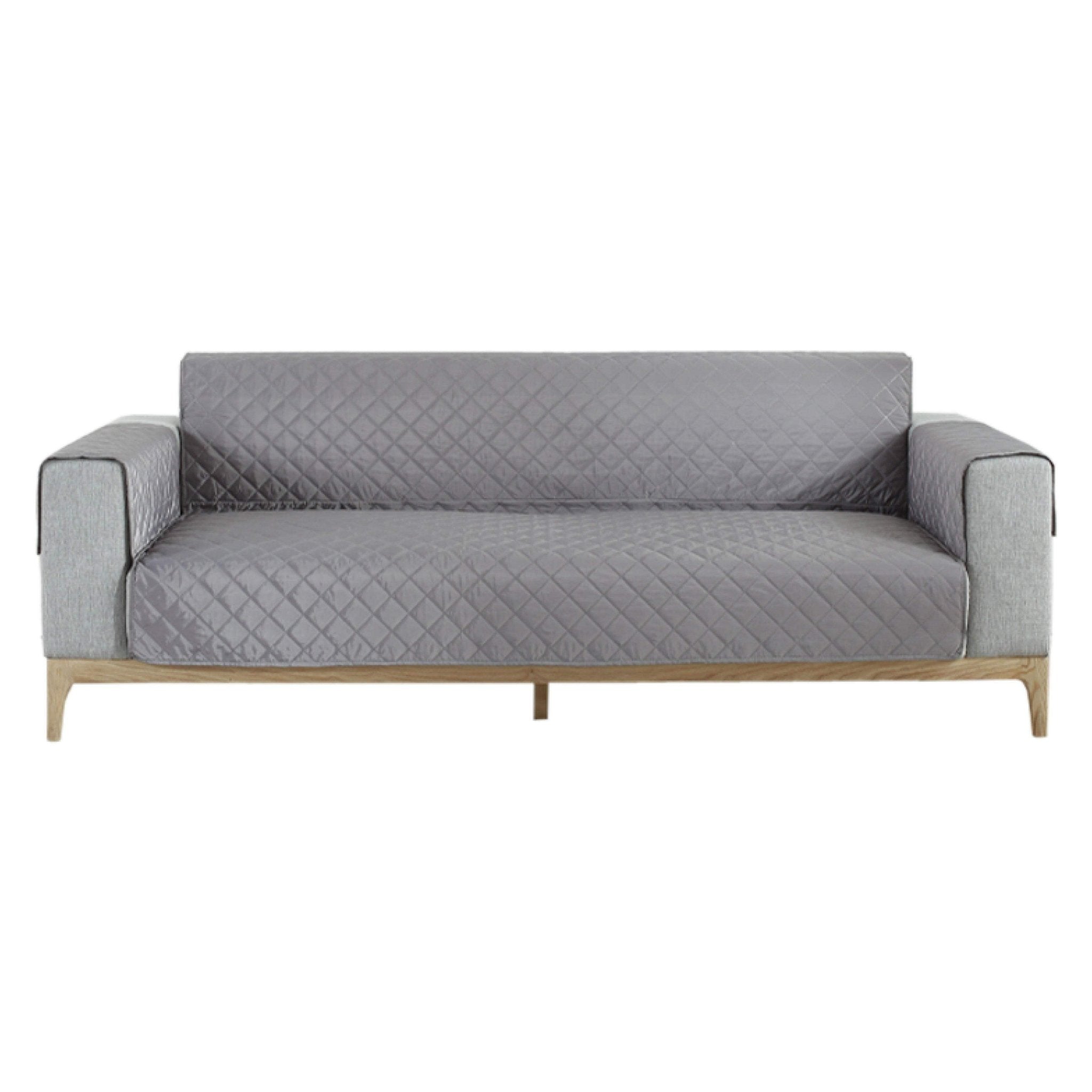 Hyper Cover Waterproof Pet Sofa Cover Grey | Quilted Lounge Protector - 1 Seater -