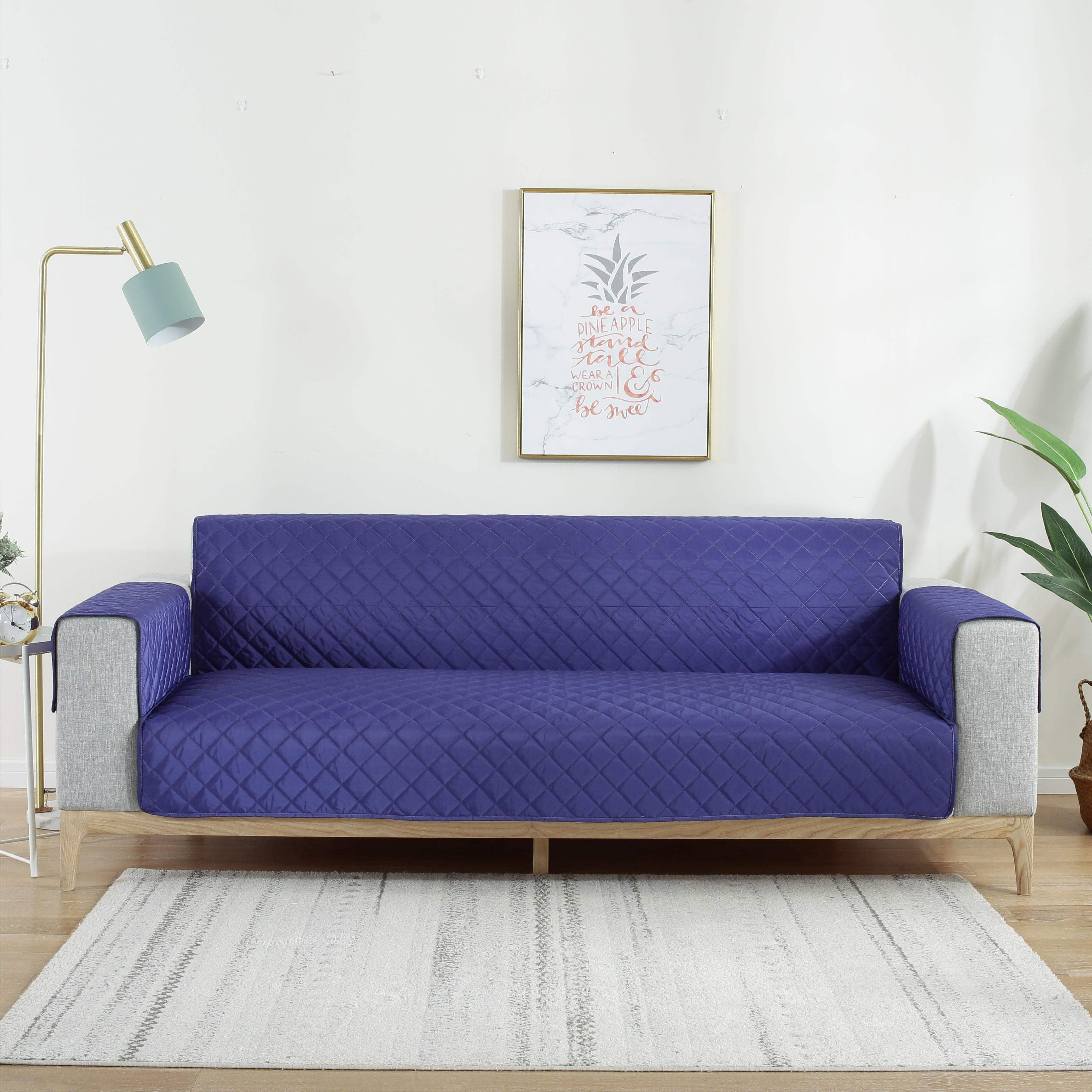 Hyper Cover Waterproof Pet Sofa Cover Navy Blue | Quilted Lounge Protector | Sofa Covers | Brilliant Home Living