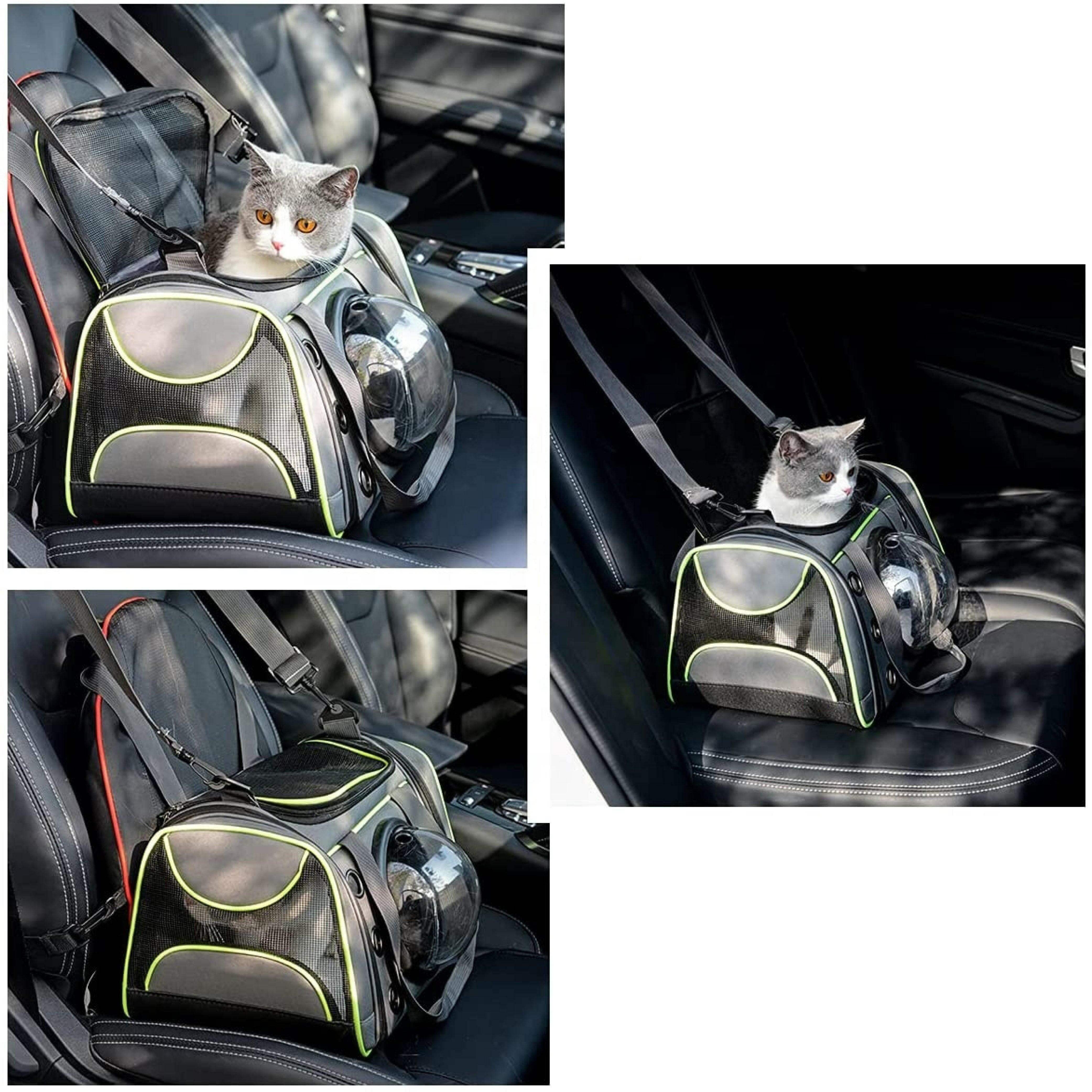 Pet Swift Breathable Cat Carrier Bag | Portable Pet Travel Crate Green | Cat Carry Bag | Brilliant Home Living