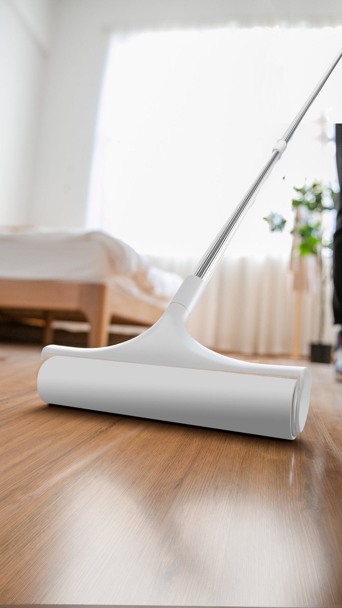 Pet Swift Extra Wide Floor Pet Hair Remover | Extendable Handle Starter Kit - 
