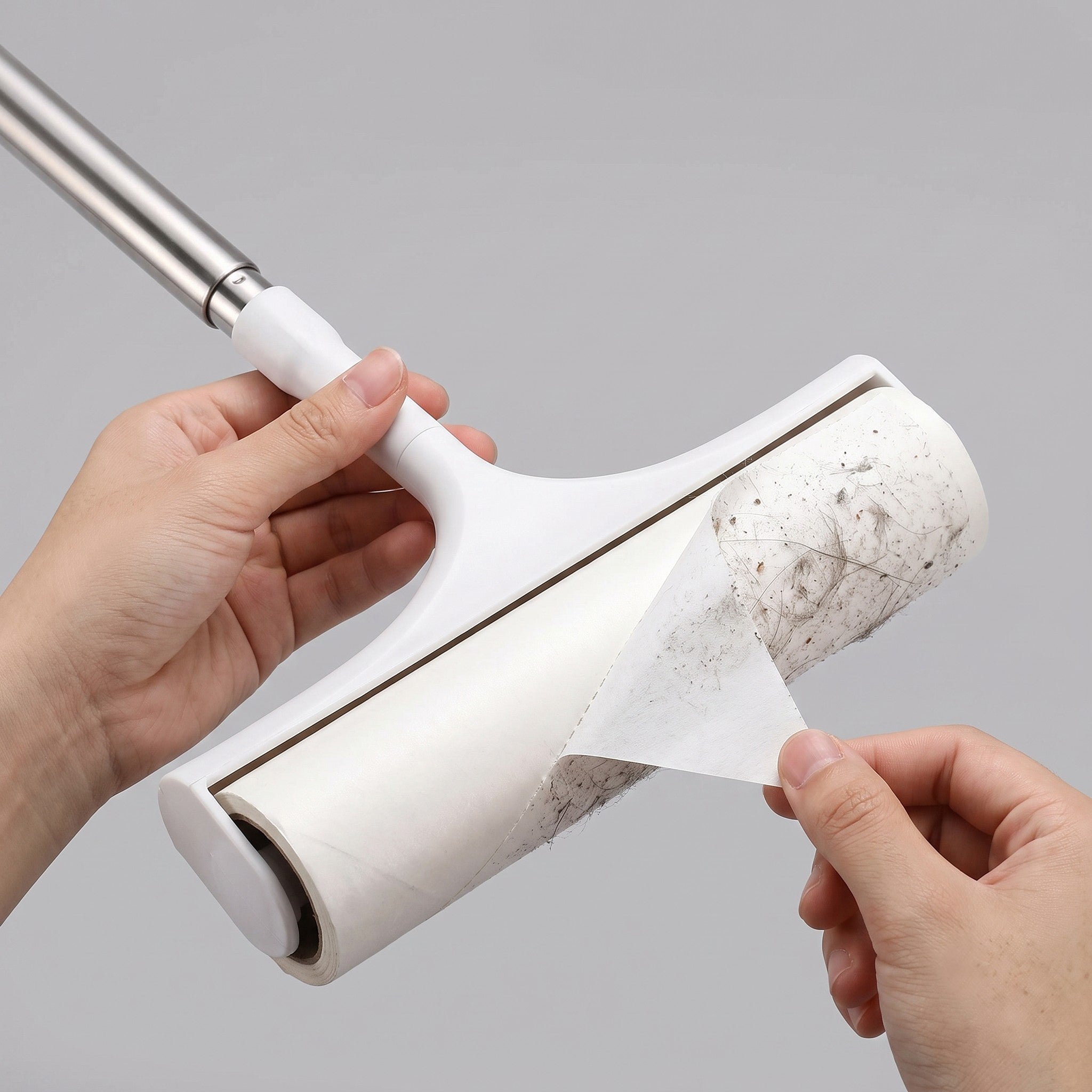 Pet Swift Extra Wide Floor Pet Hair Remover | Extendable Handle Starter Kit - 