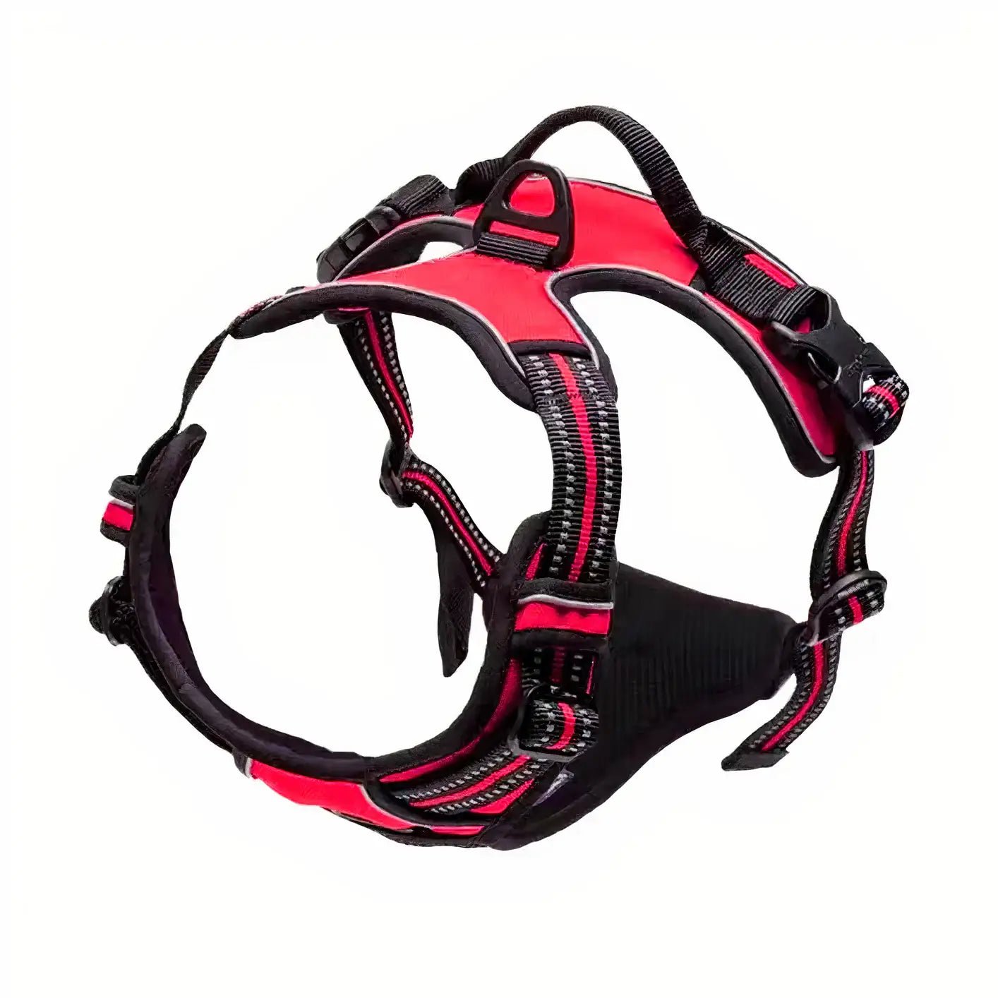 Pet Swift No Pull Dog Harness Red | Adjustable Reflective Front Clip Vest - Small -