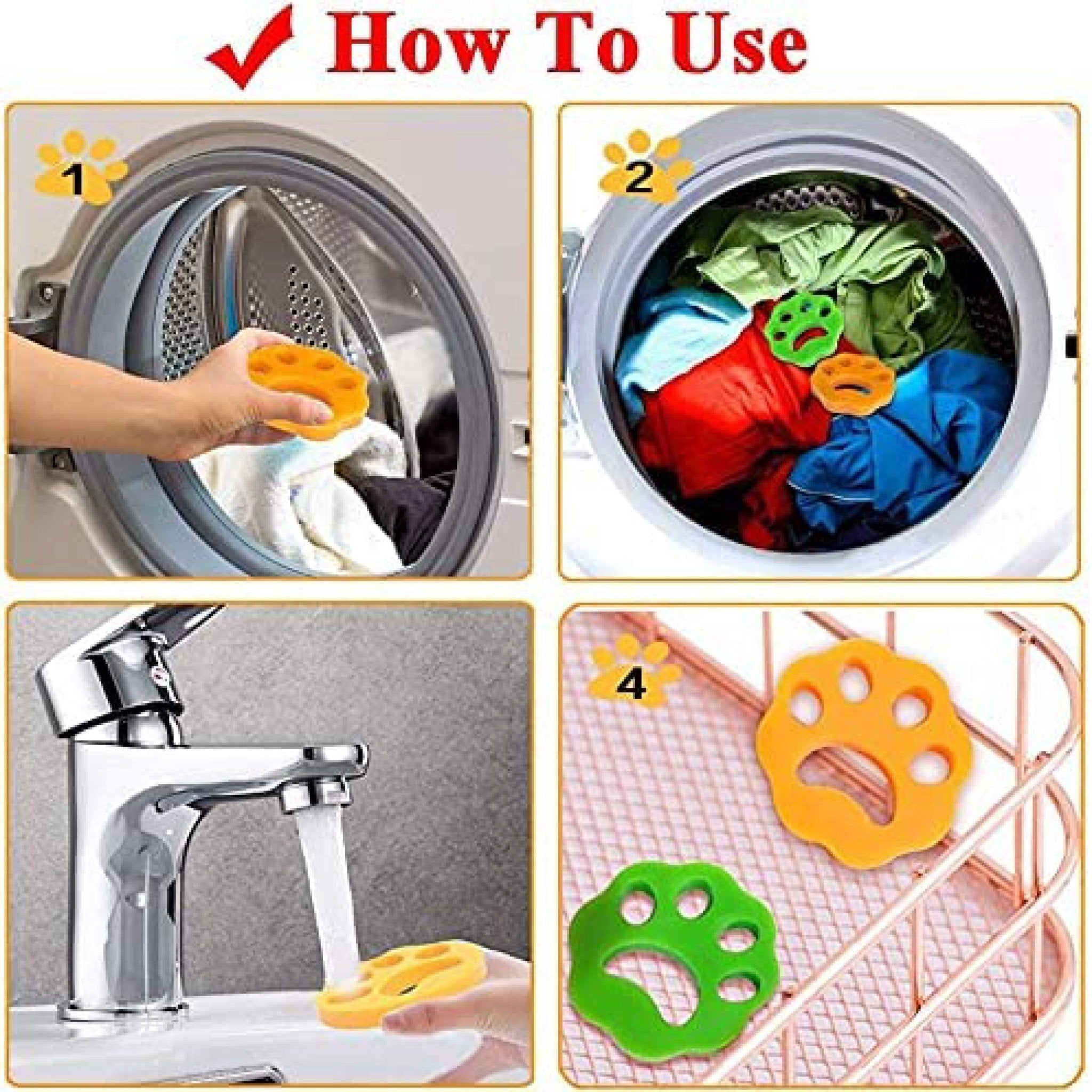 Pet Swift Pet Hair Catcher for Washing Machine & Dryer | 2-Pack Reusable Laundry Lint Remover - 