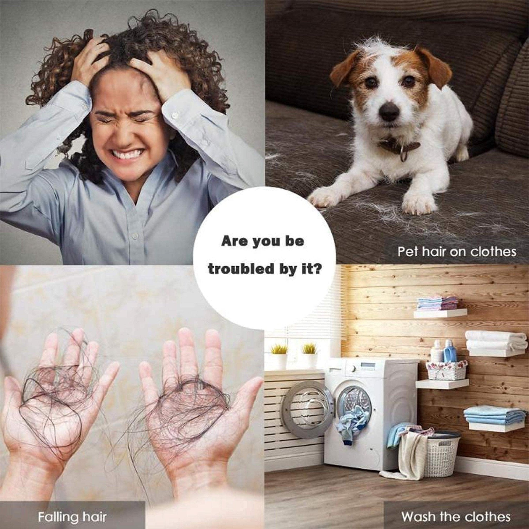 Pet Swift Pet Hair Catcher for Washing Machine & Dryer | 2-Pack Reusable Laundry Lint Remover - 