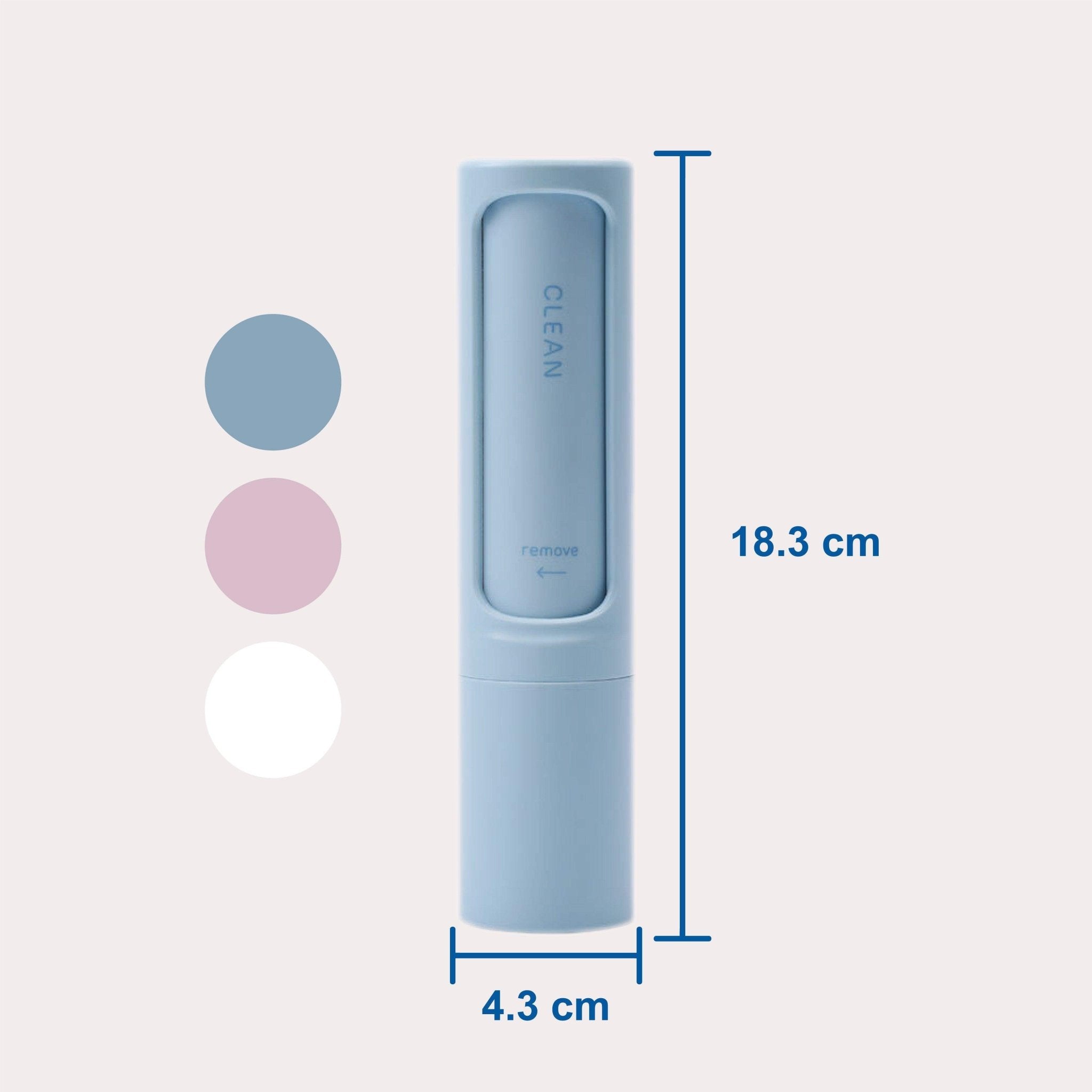 Pet Swift Reusable Pet Hair Remover Roller | Eco-Friendly Furniture & Carpet Lint Cleaner - Blue -