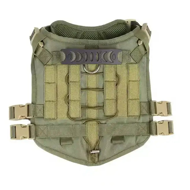 Pet Swift Tactical No-Pull Dog Harness Black | MOLLE System K9 Training Vest | Dog Harness | Brilliant Home Living