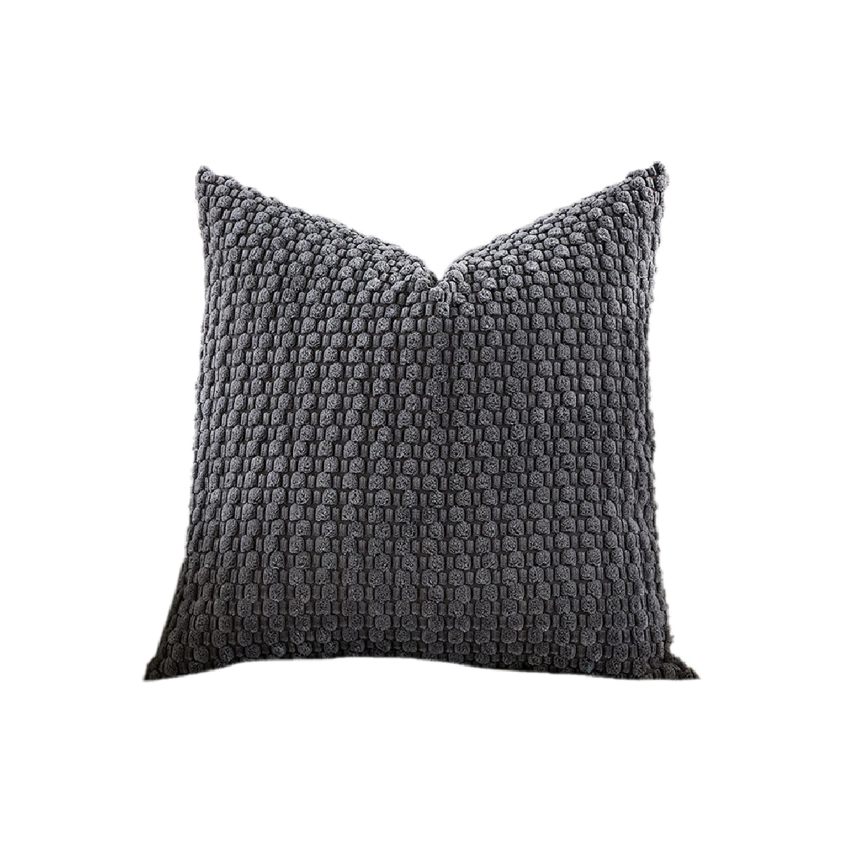Hyper Cover Textured Waffle Corduroy Cushion Cover | Modern Ribbed Design