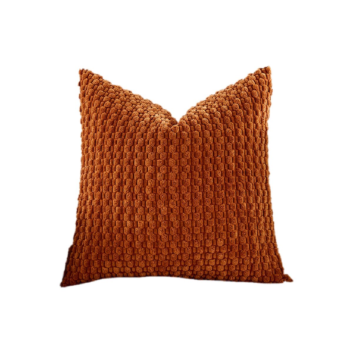 Hyper Cover Textured Waffle Corduroy Cushion Cover | Modern Ribbed Design